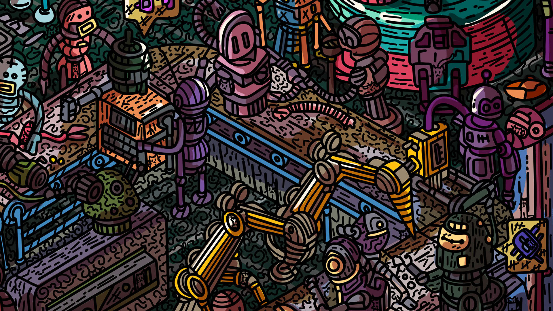 Screenshot for 100 Factory Cats