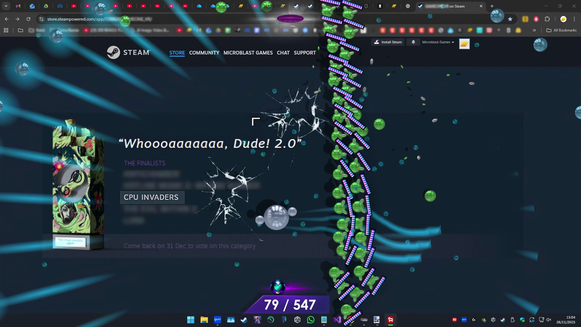 Screenshot for CPU Invaders: Micro Spheres