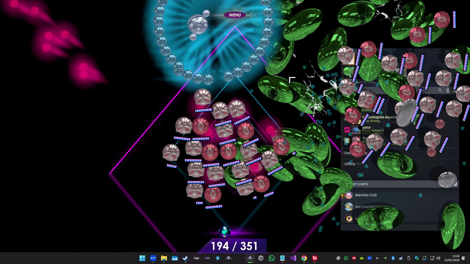 Screenshot for CPU Invaders: Micro Spheres