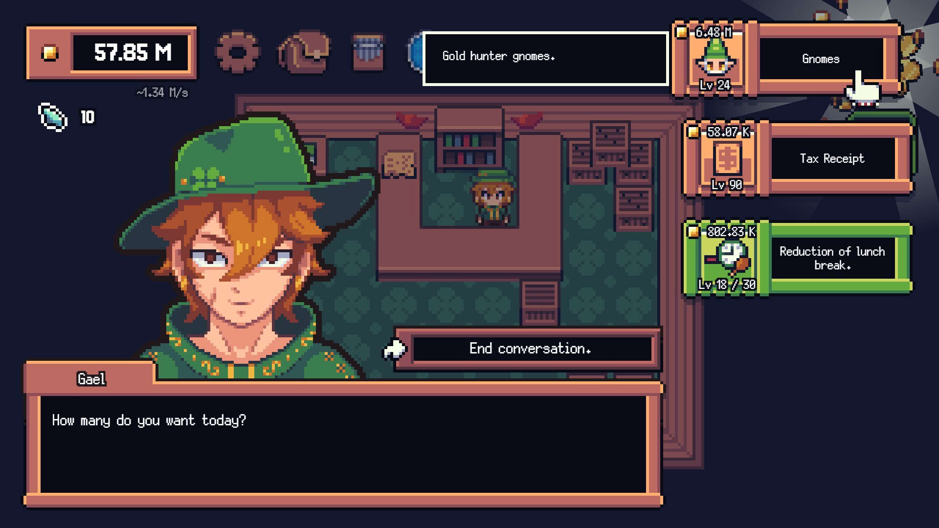Screenshot for Greedy Greedy Gnomes