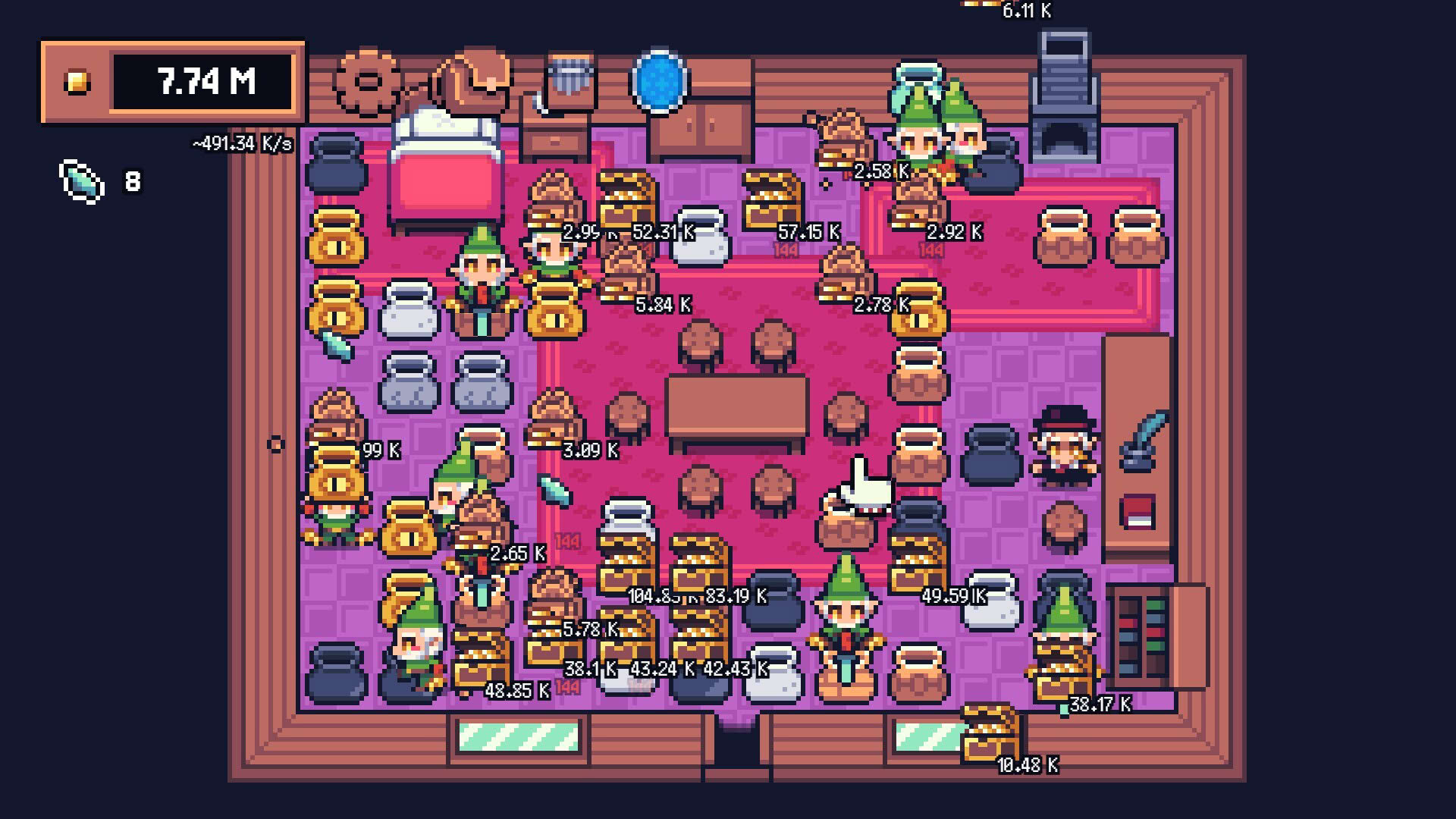 Screenshot for Greedy Greedy Gnomes
