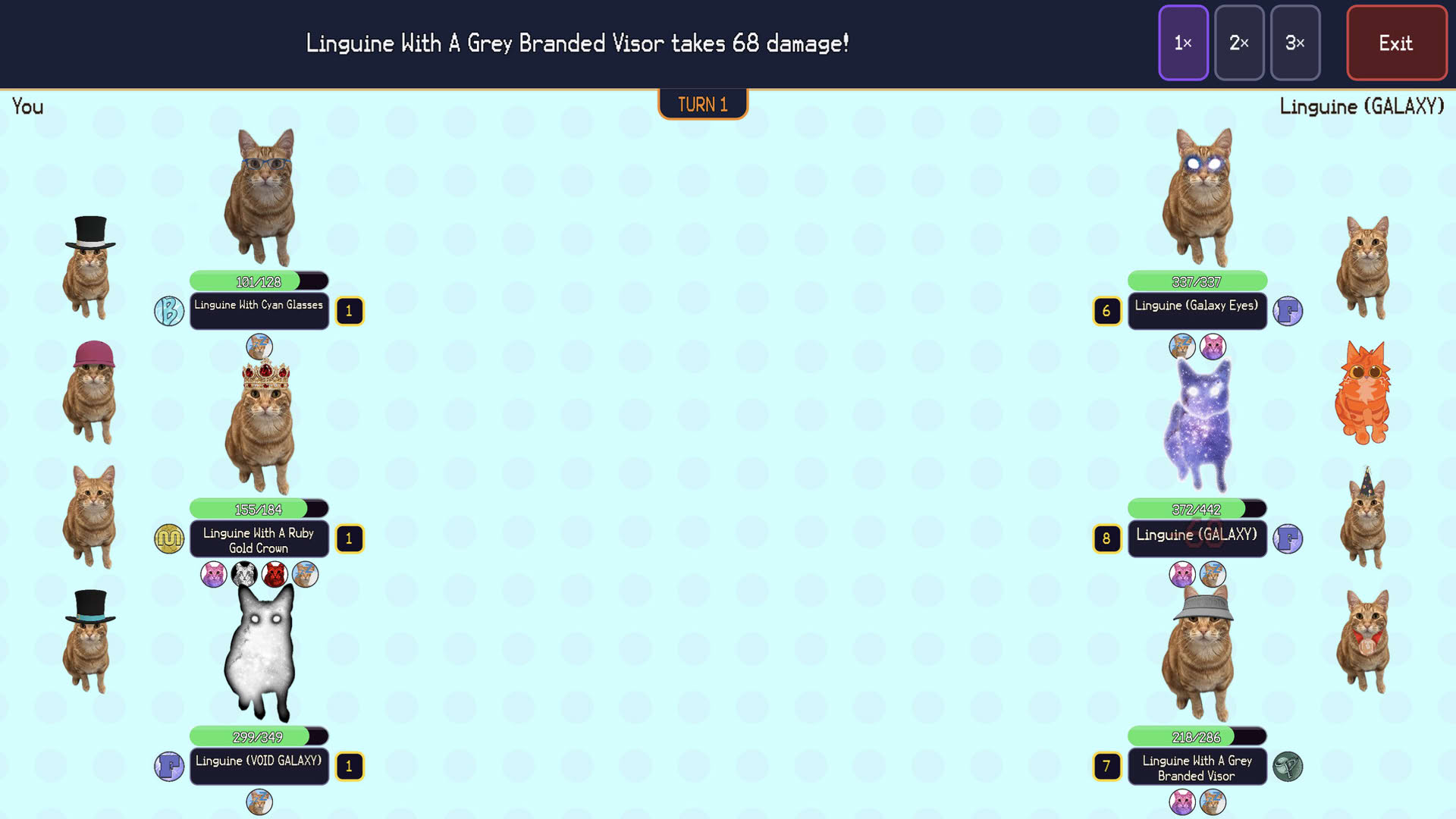 Screenshot for Silly Linguine Cat Simulator Deluxe Online