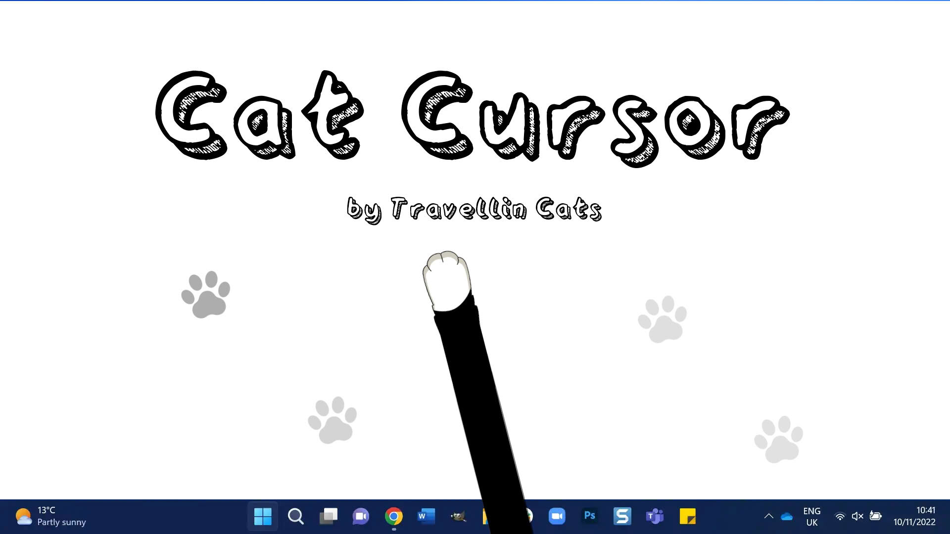 Screenshot for Cat Cursor by Travellin Cats