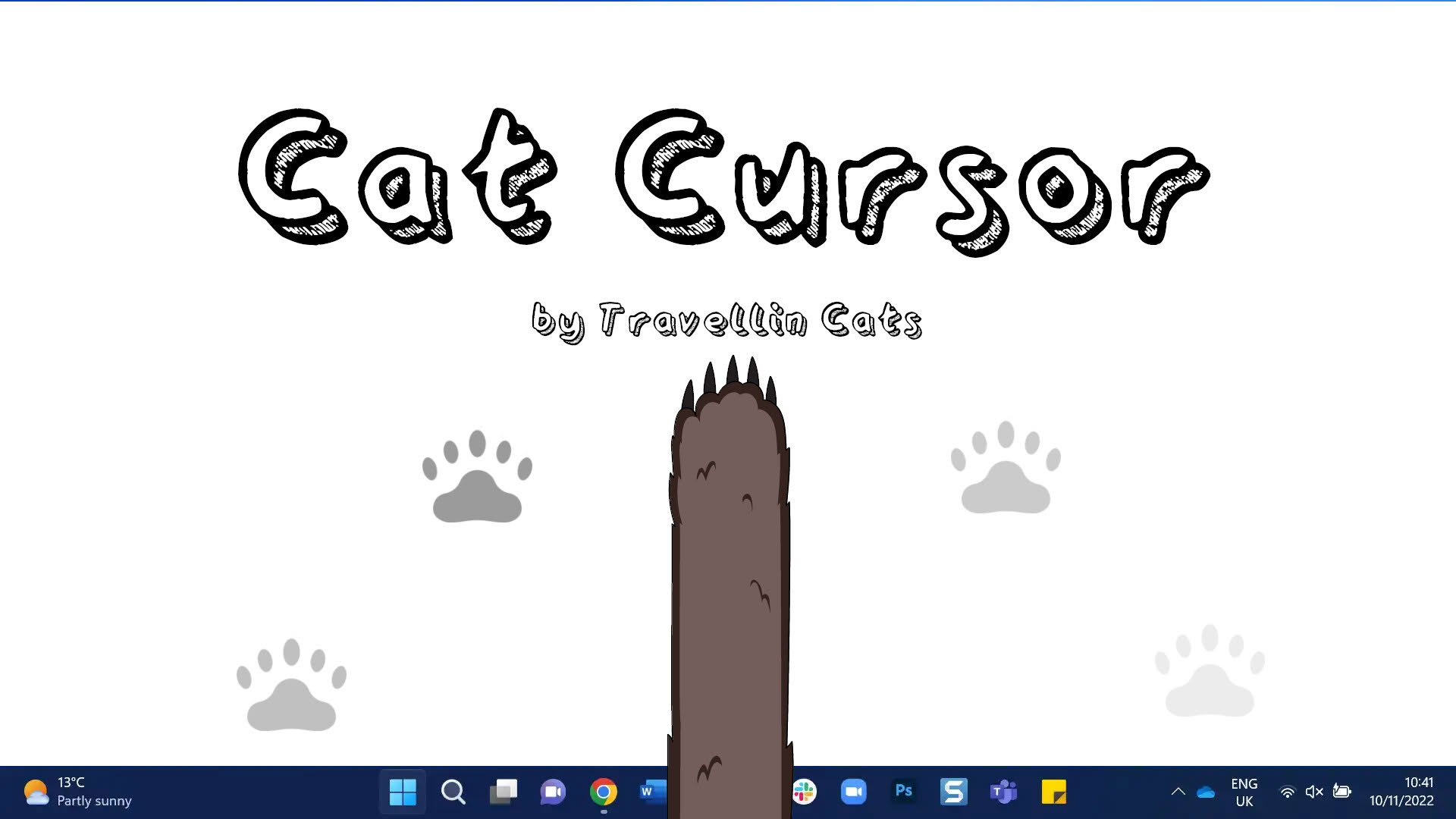 Screenshot for Cat Cursor by Travellin Cats