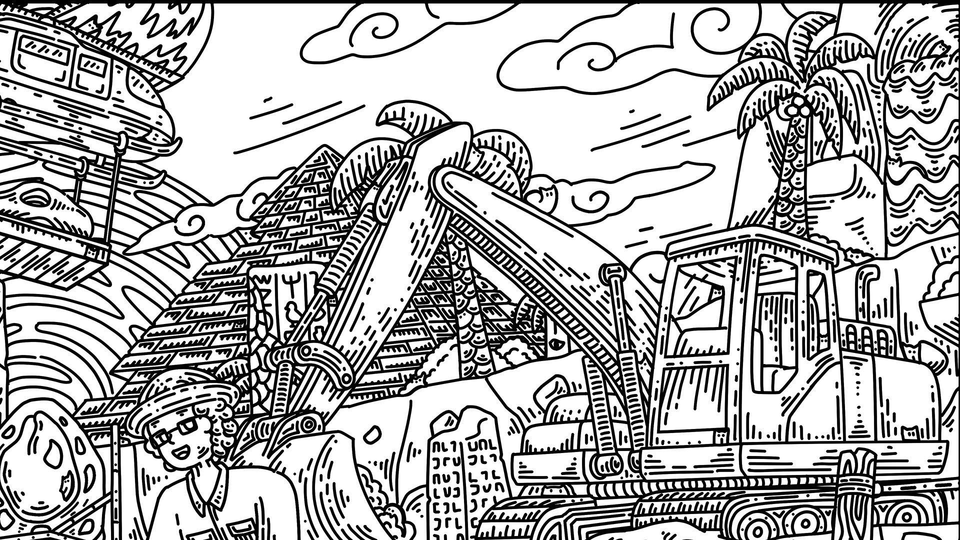 Screenshot for 100 Archeology Cats