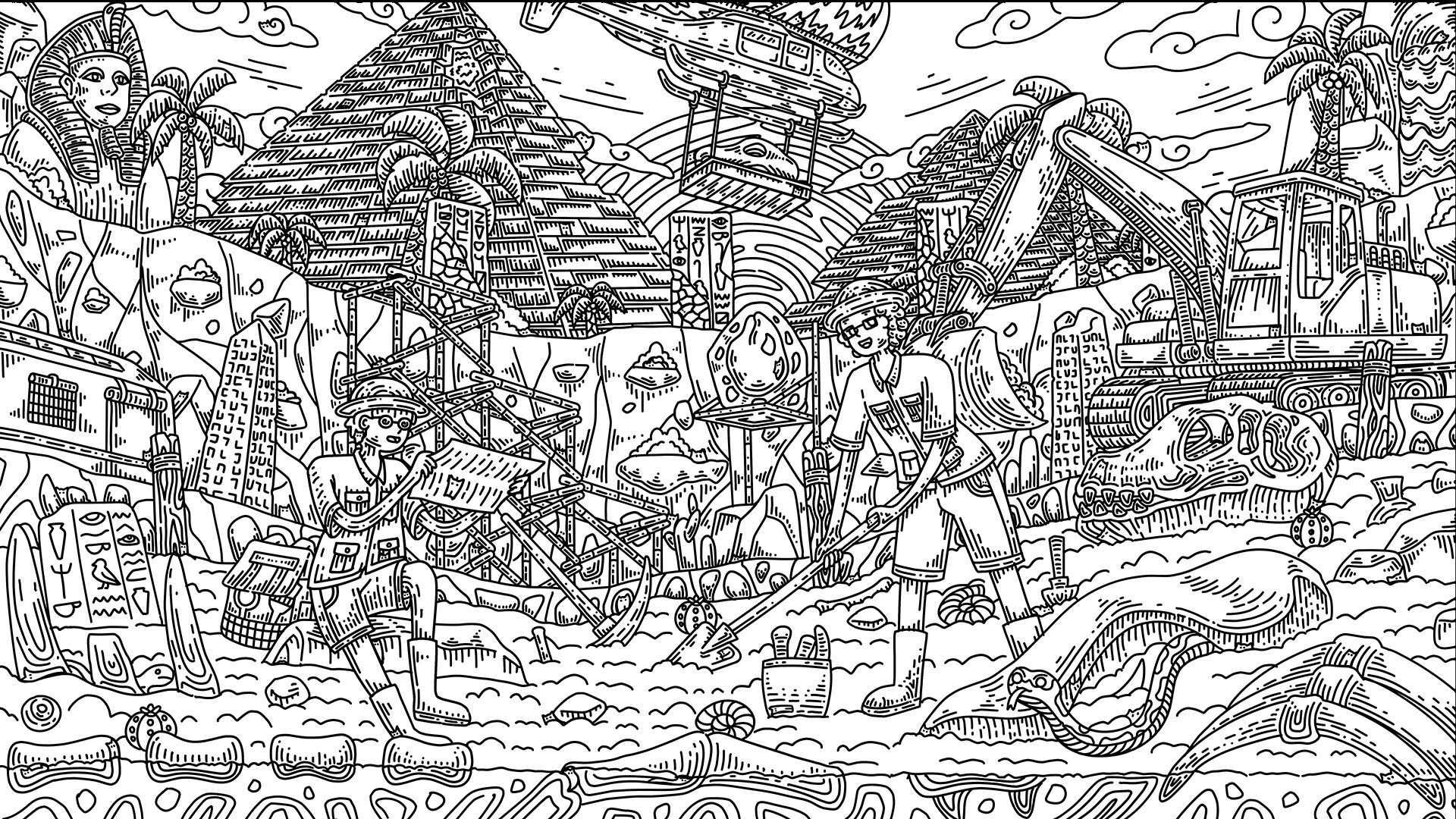 Screenshot for 100 Archeology Cats