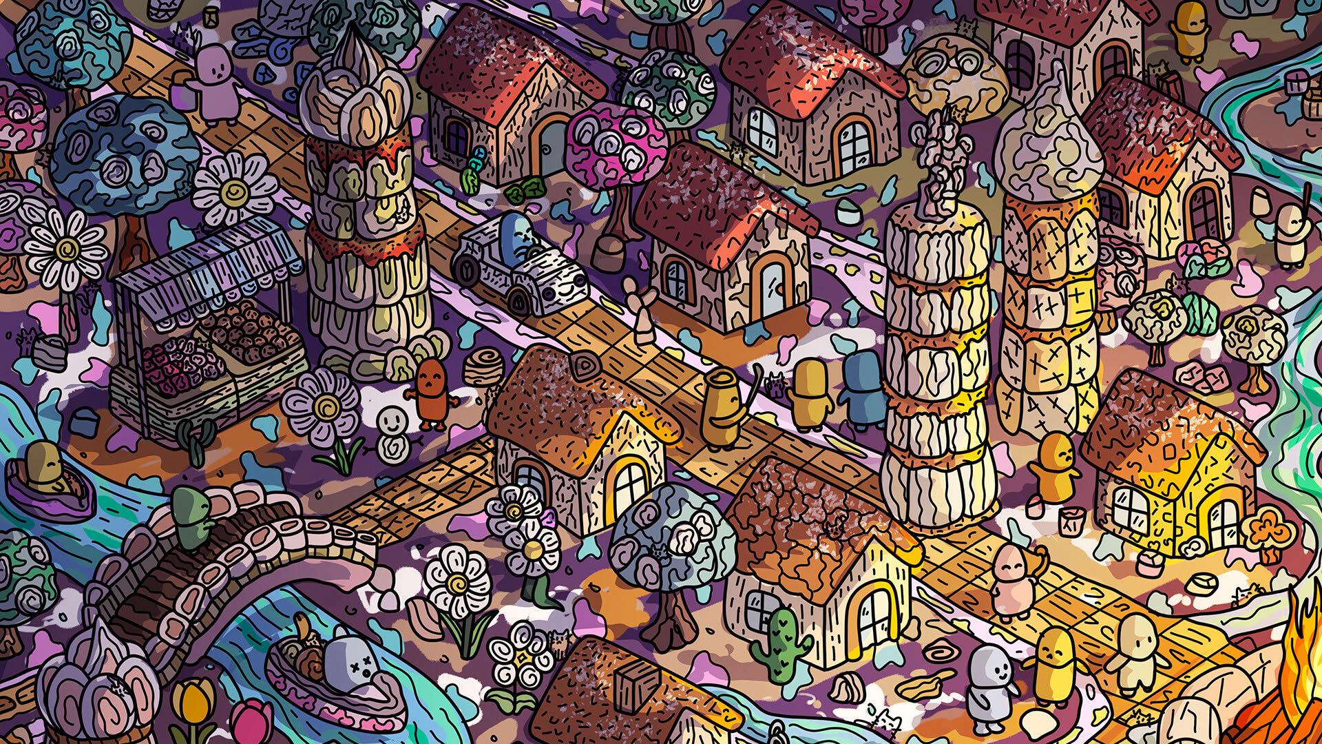 Screenshot for 100 Marshmallow Cats
