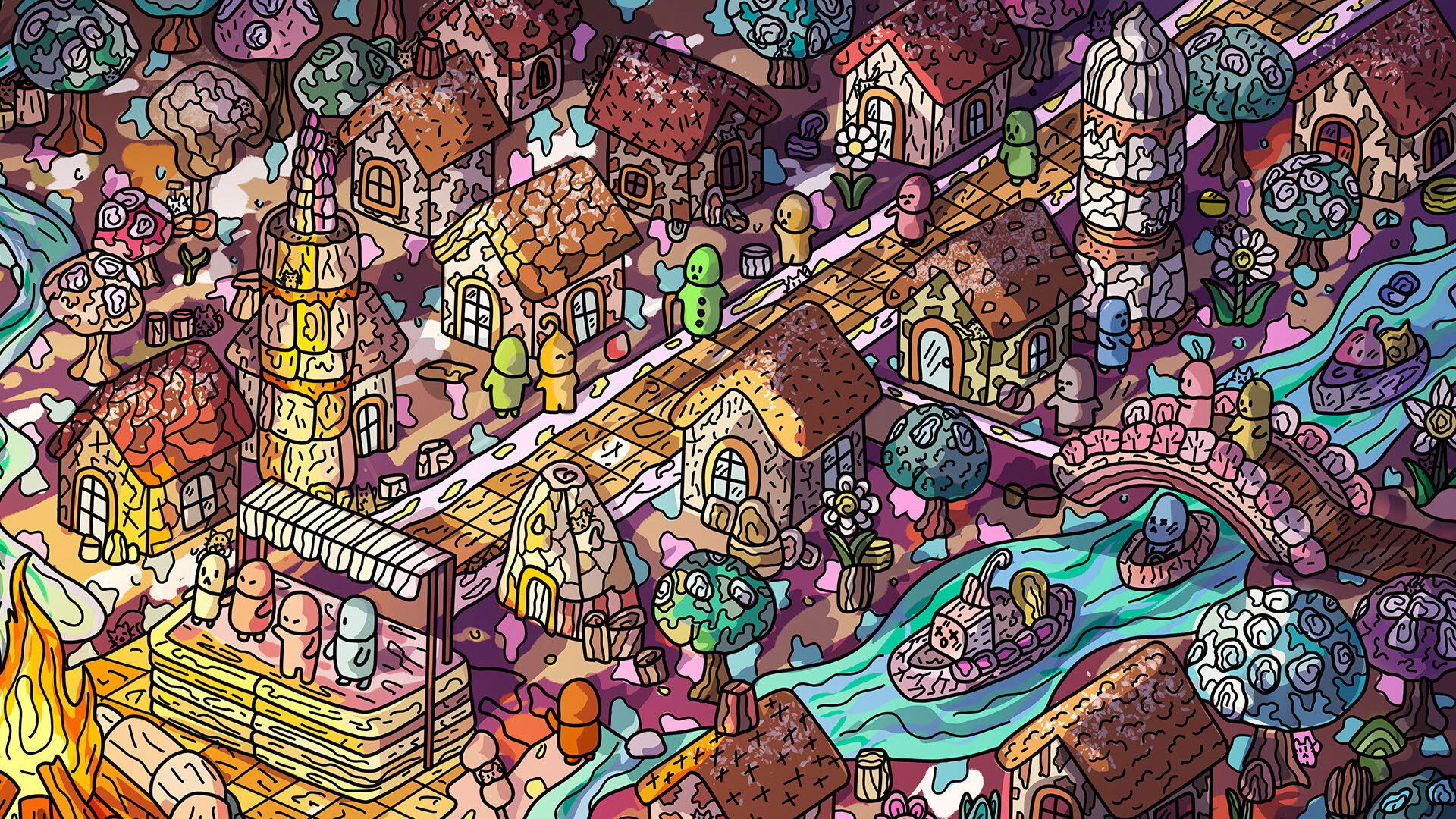 Screenshot for 100 Marshmallow Cats
