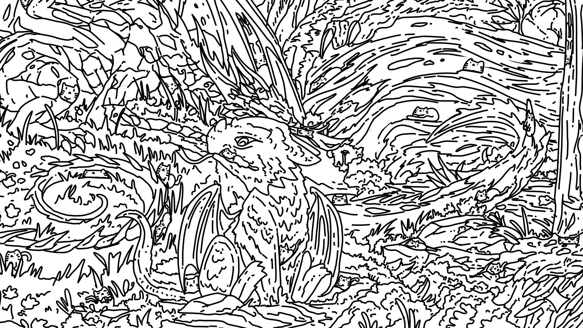 Screenshot for 100 Dragon Cats