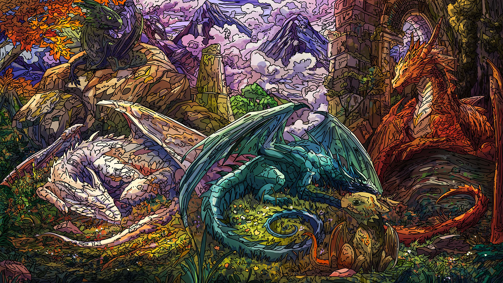 Screenshot for 100 Dragon Cats
