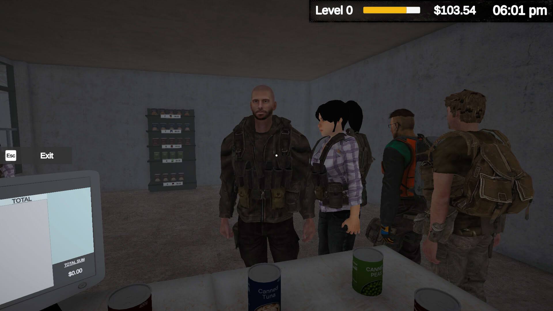 Screenshot for Quarantine Market Simulator