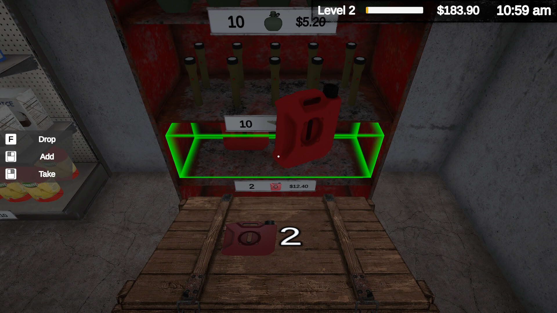 Screenshot for Quarantine Market Simulator