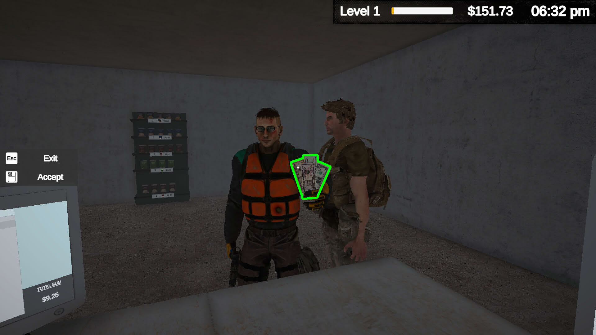 Screenshot for Quarantine Market Simulator