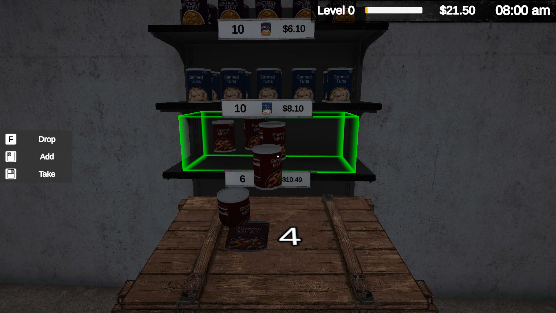 Screenshot for Quarantine Market Simulator