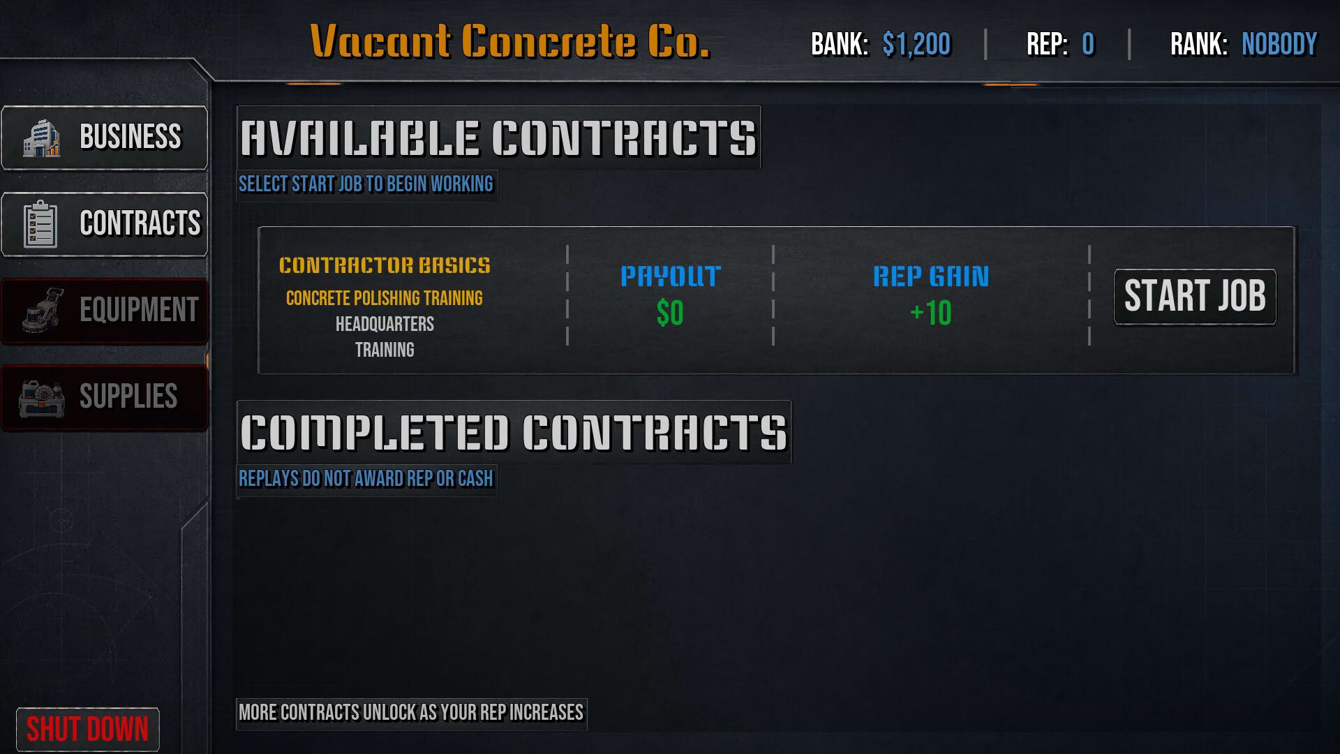 Screenshot for Concrete Polishing Simulator