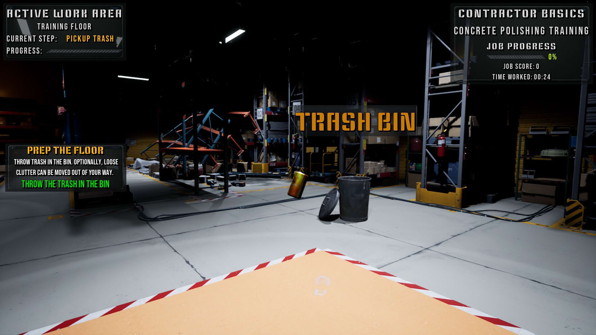Screenshot for Concrete Polishing Simulator