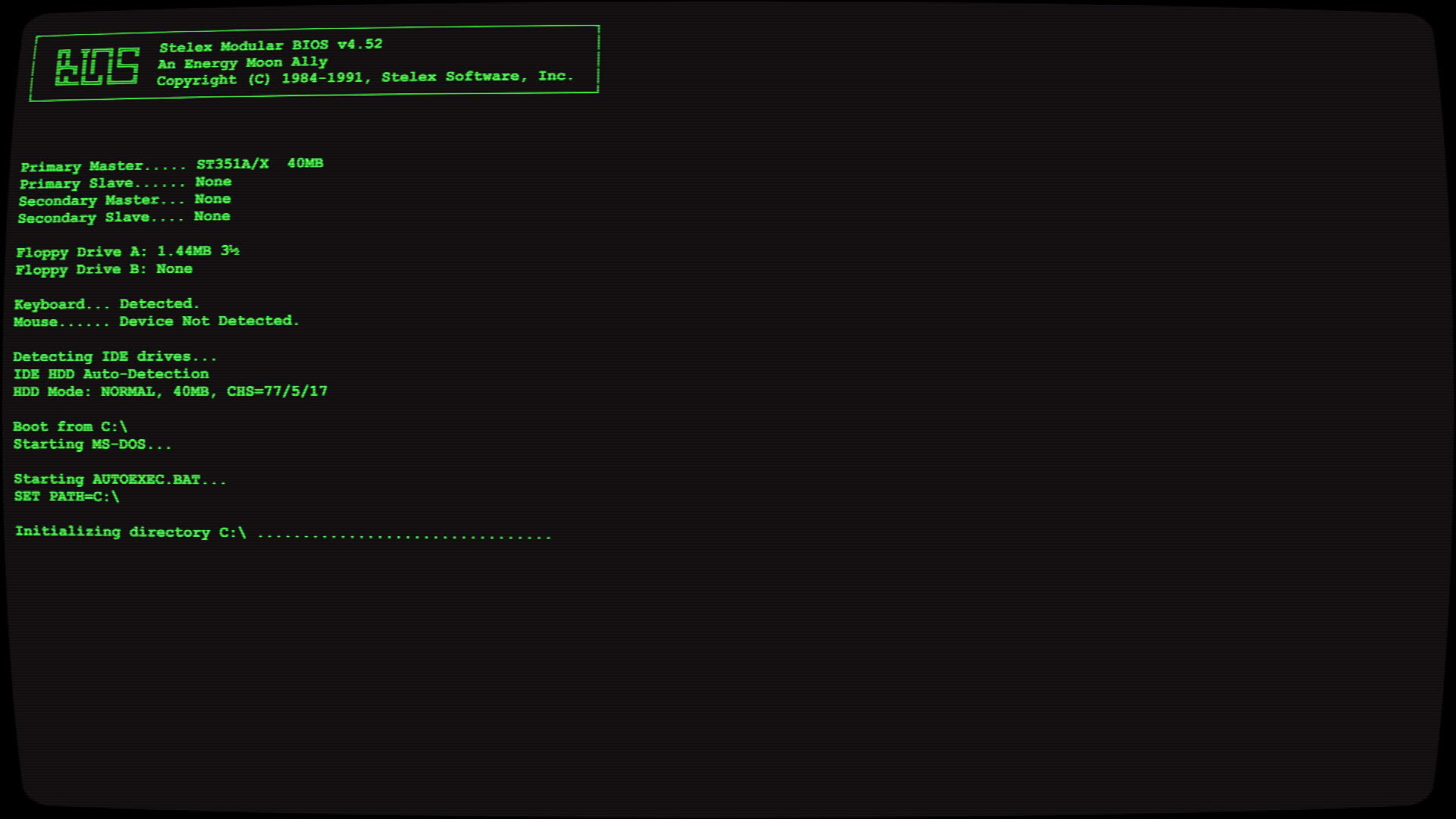 Screenshot for Unknown Terminal