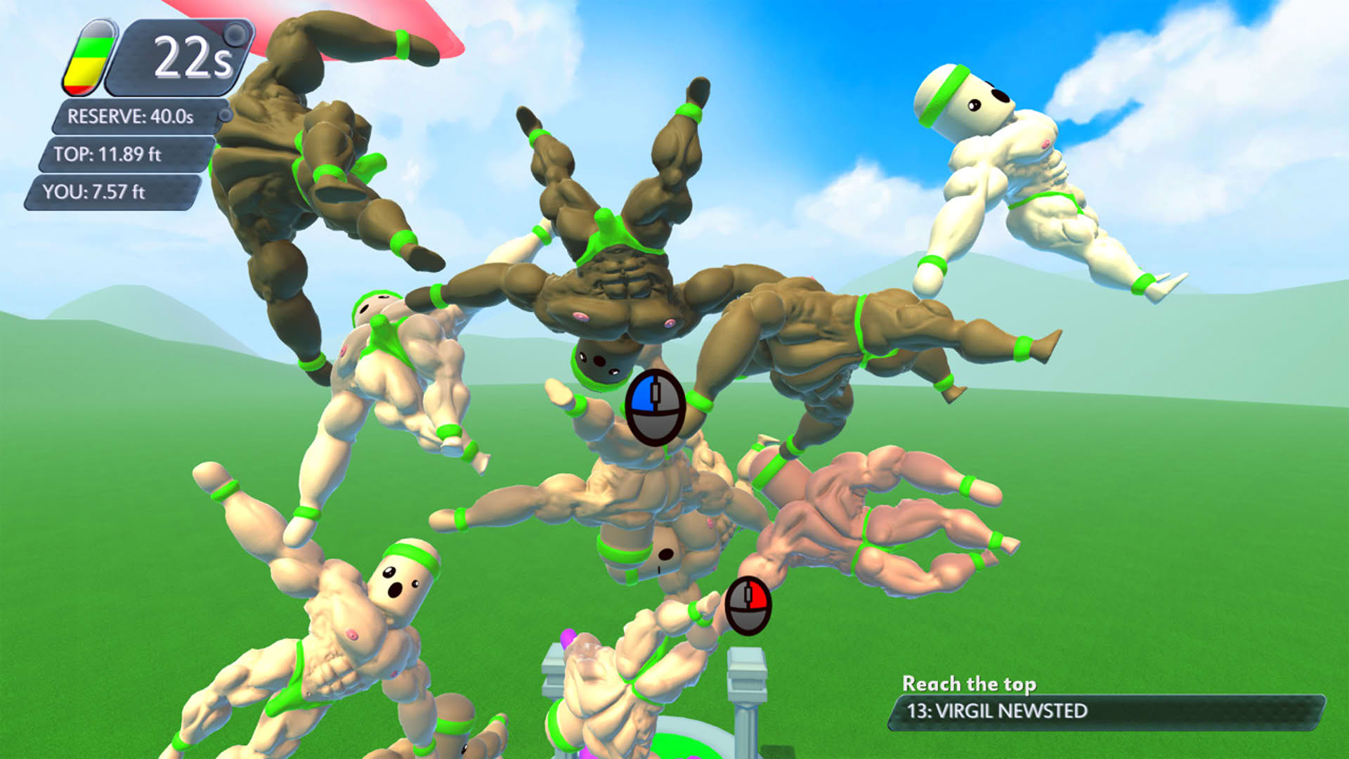 Screenshot for Mount Your Friends 3D: A Hard Man is Good to Climb