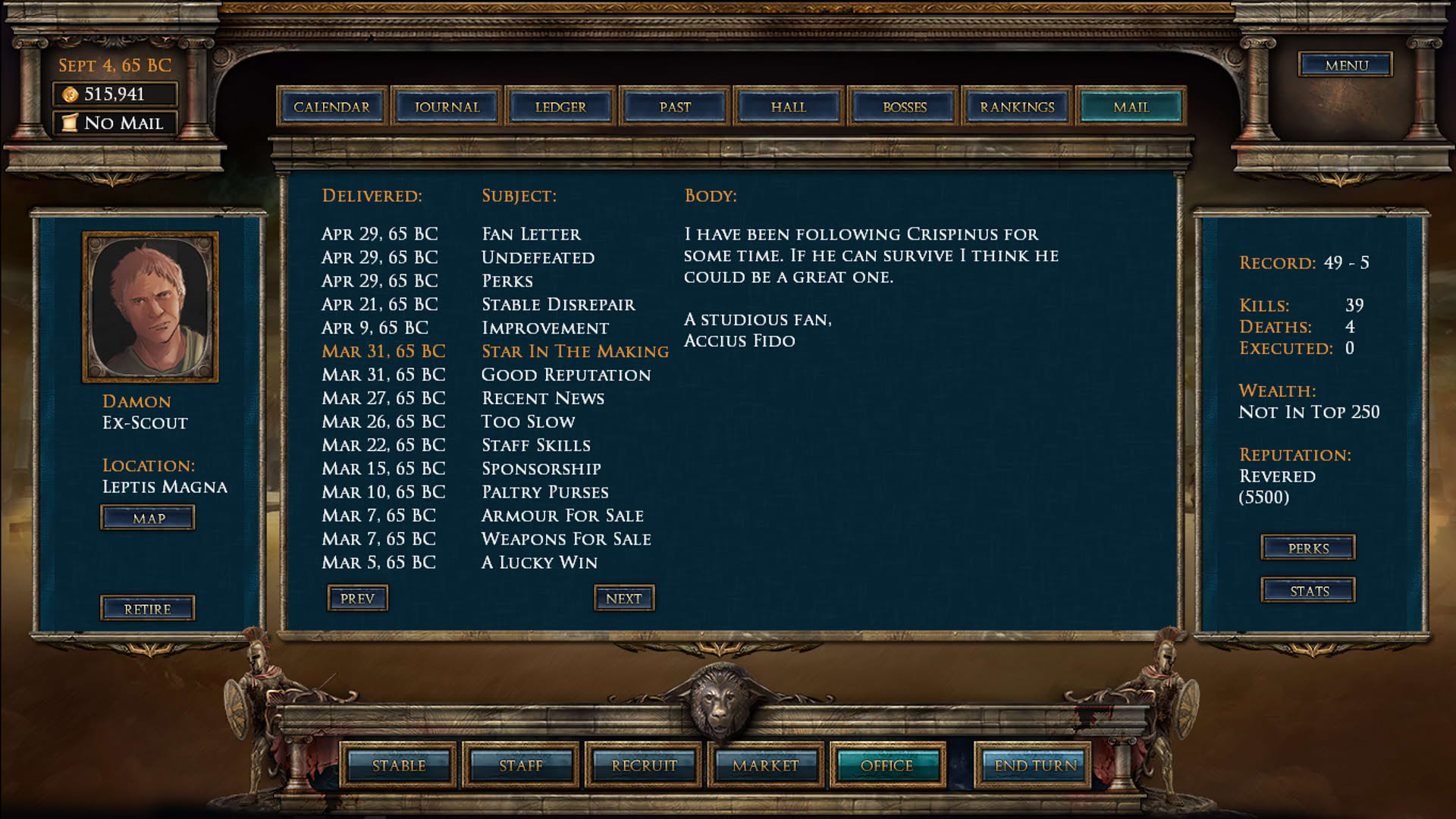 Screenshot for Age of Gladiators