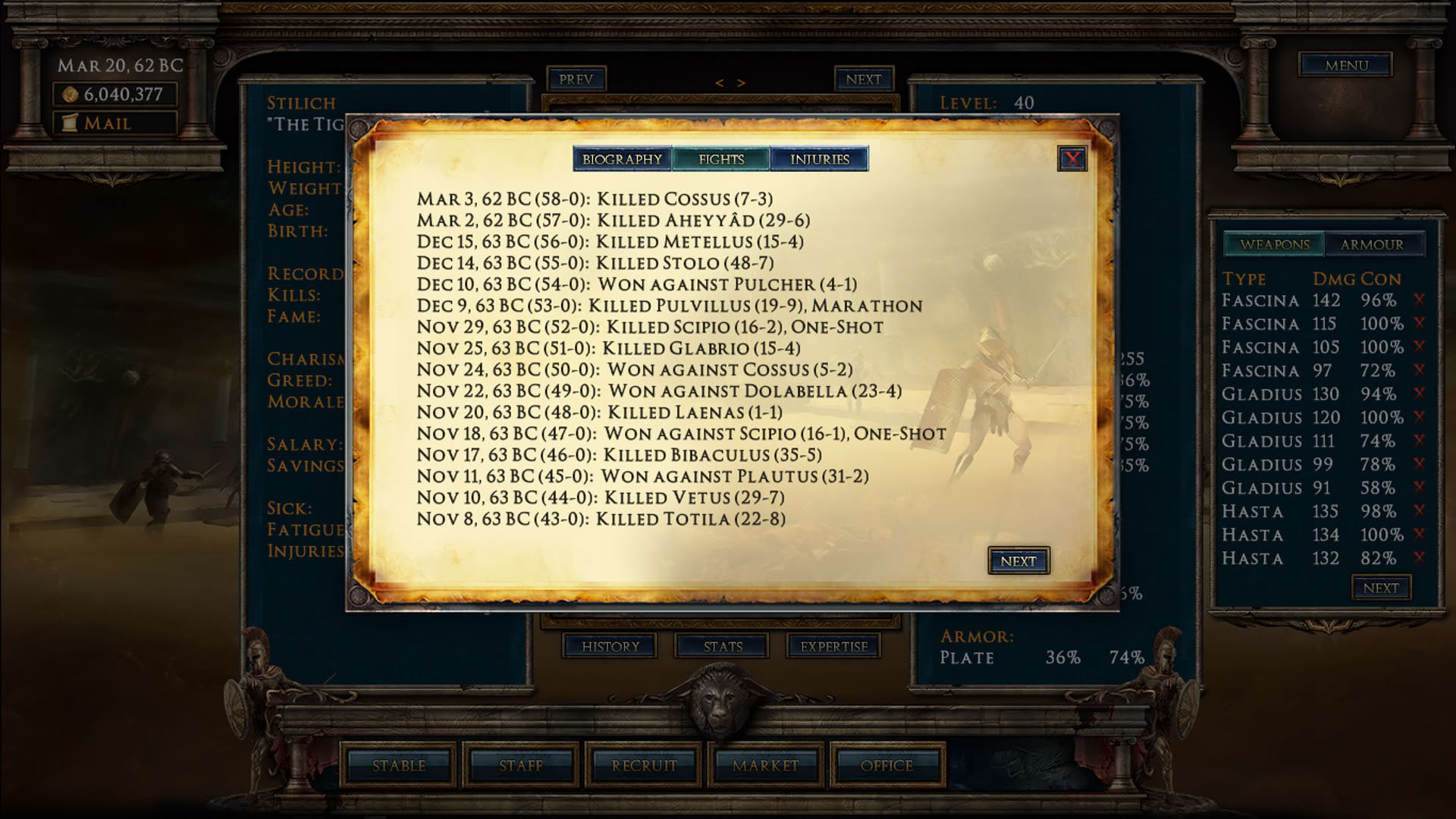 Screenshot for Age of Gladiators