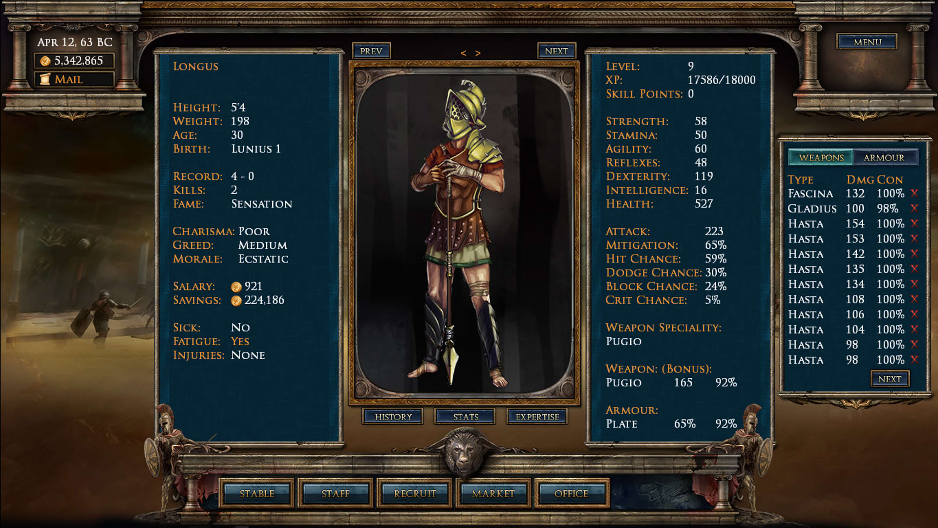 Screenshot for Age of Gladiators