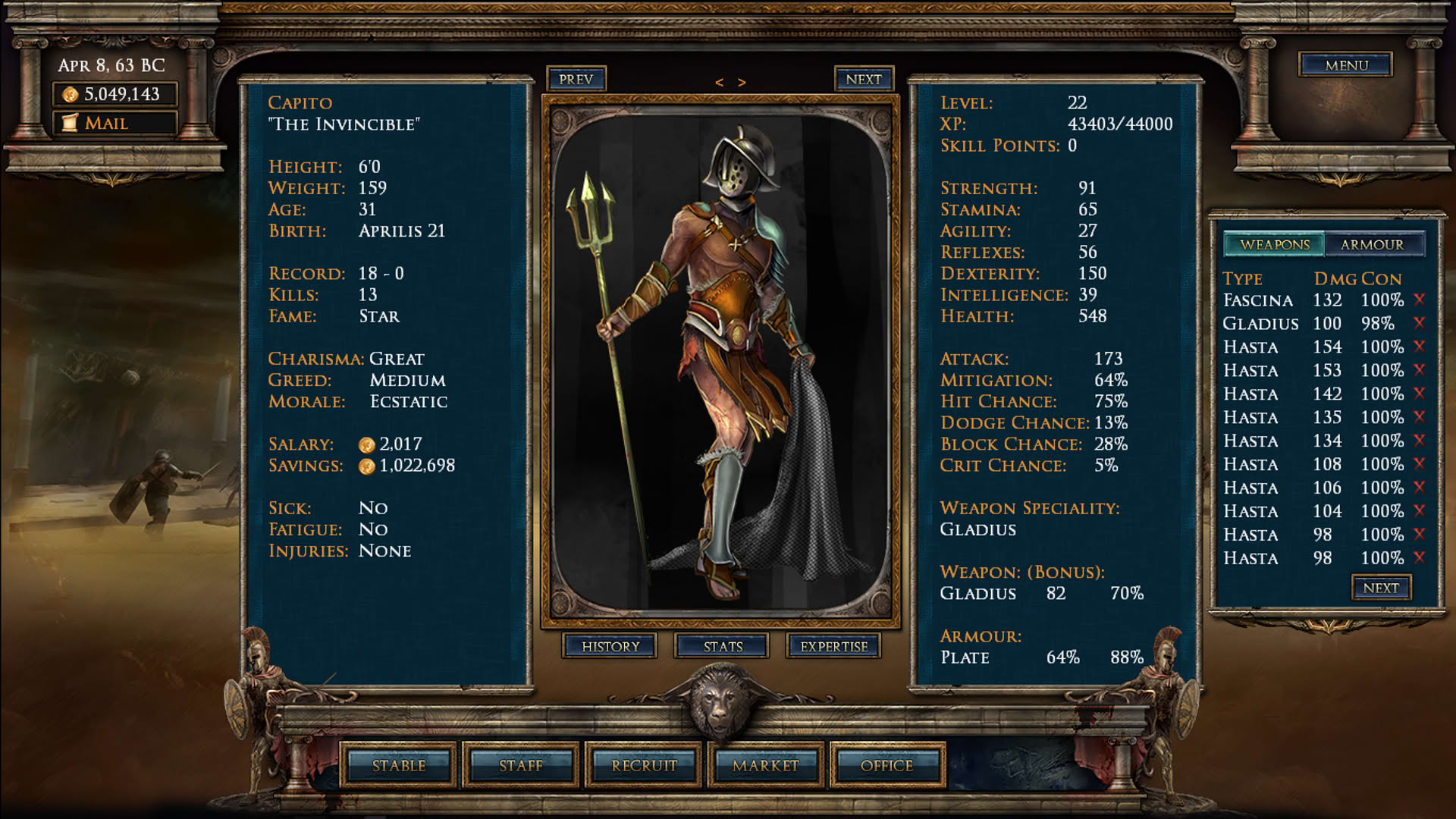 Screenshot for Age of Gladiators