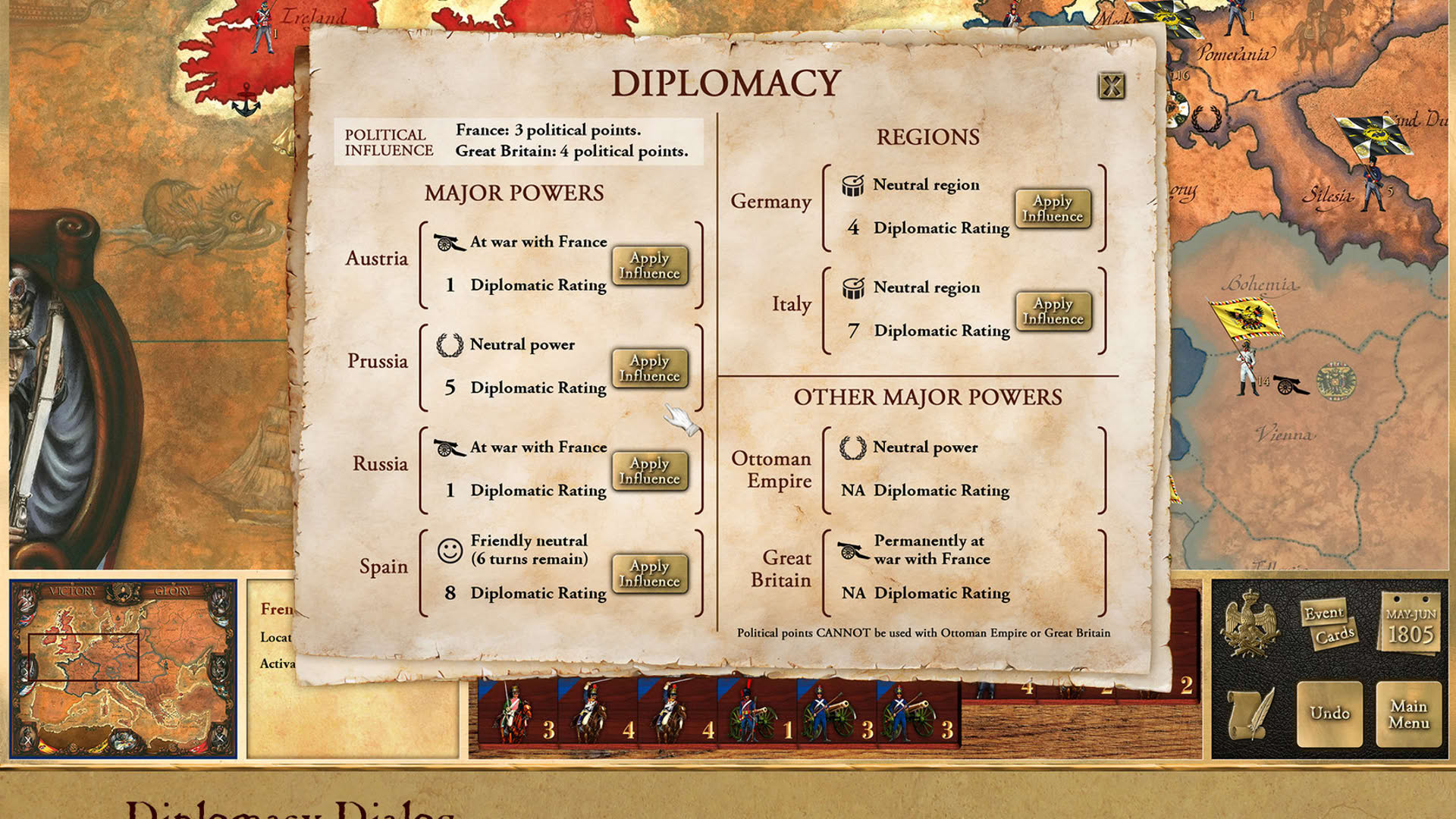 Screenshot for Victory and Glory: Napoleon