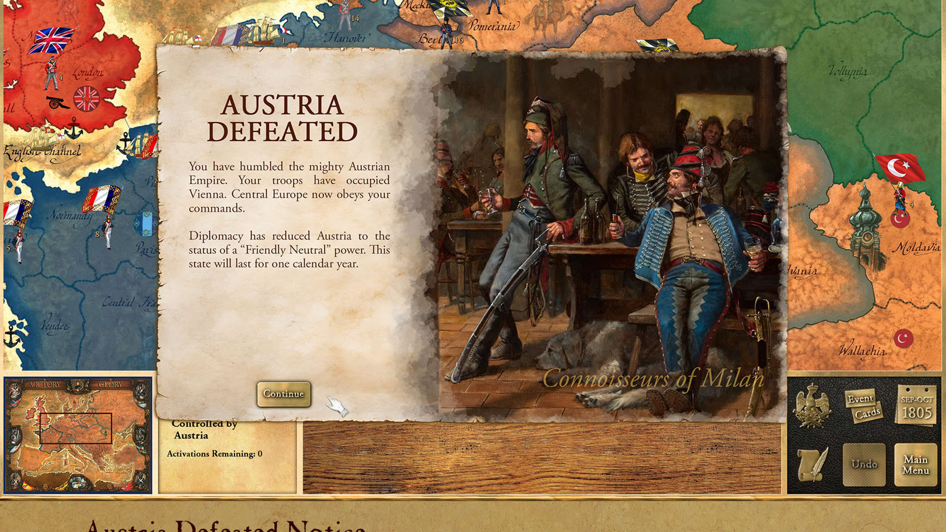 Screenshot for Victory and Glory: Napoleon