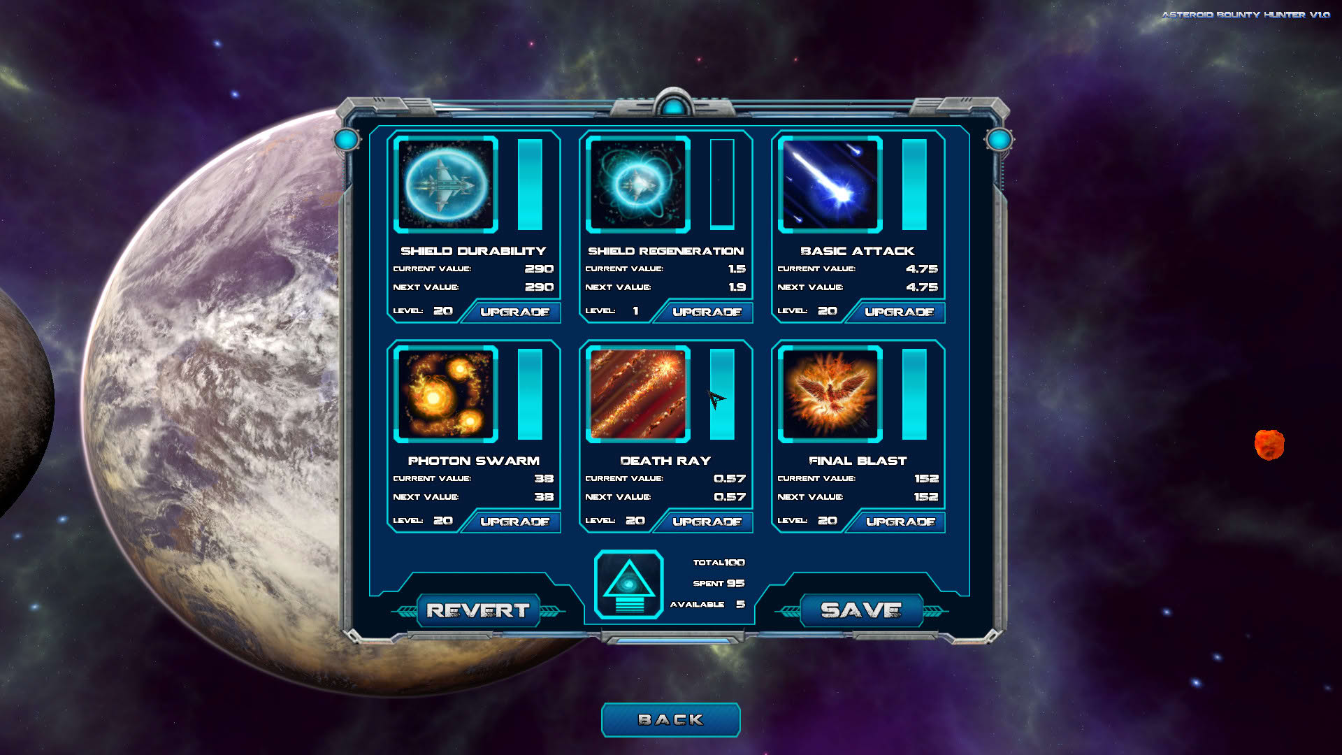 Screenshot for Asteroid Bounty Hunter
