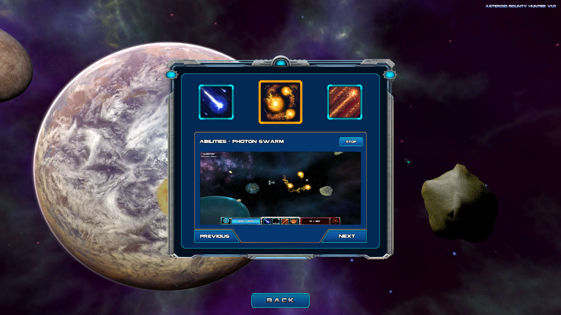 Screenshot for Asteroid Bounty Hunter