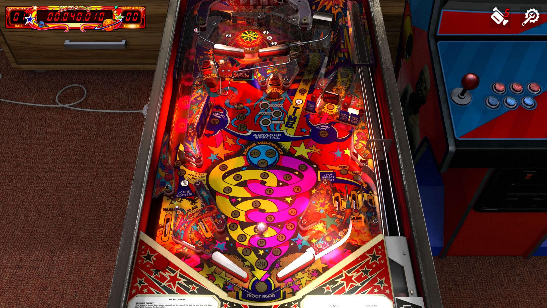 Screenshot for Zaccaria Pinball