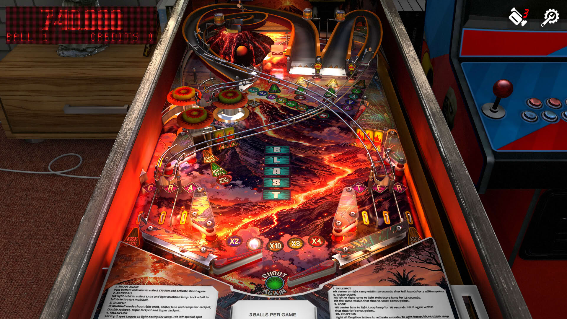 Screenshot for Zaccaria Pinball