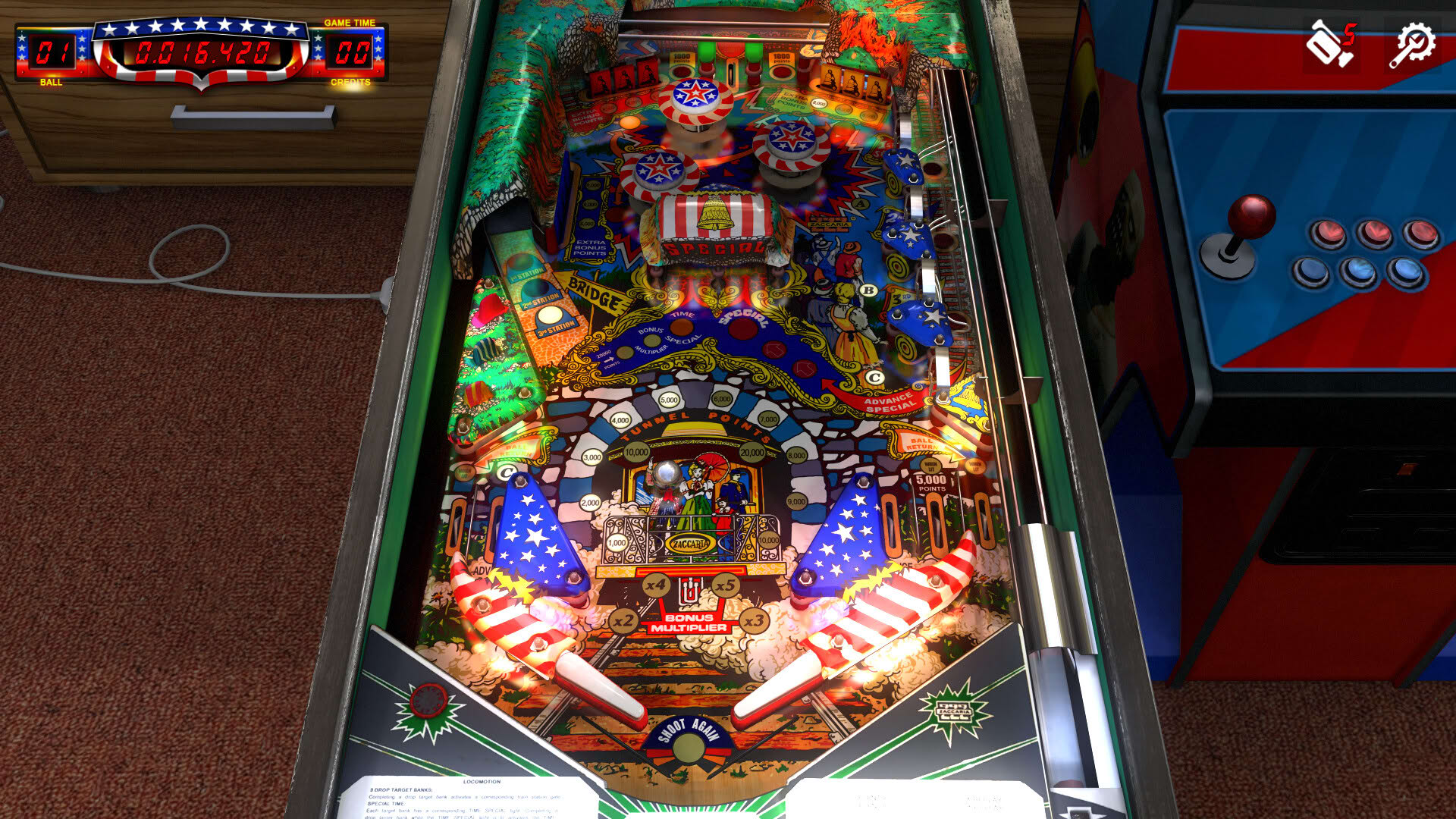 Screenshot for Zaccaria Pinball