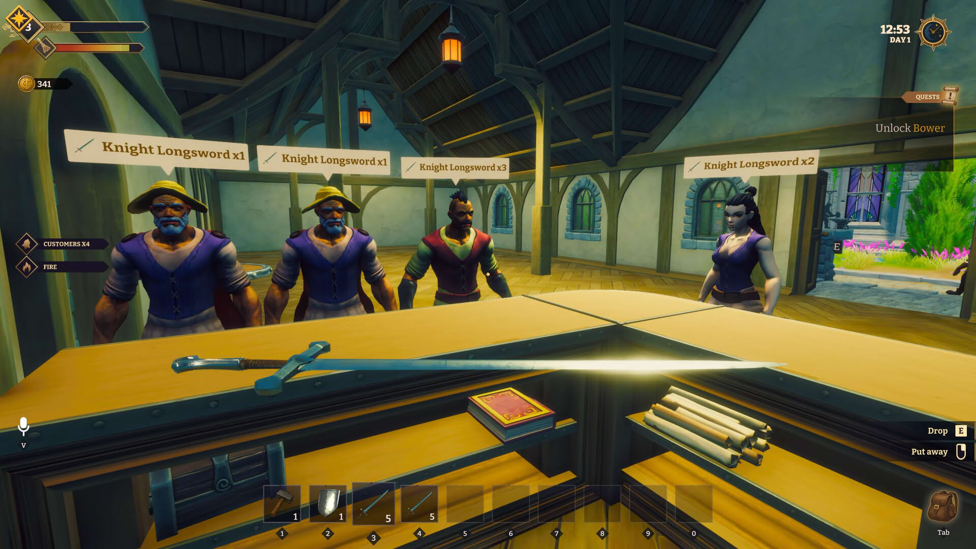 Screenshot for Fantasy Blacksmith Simulator