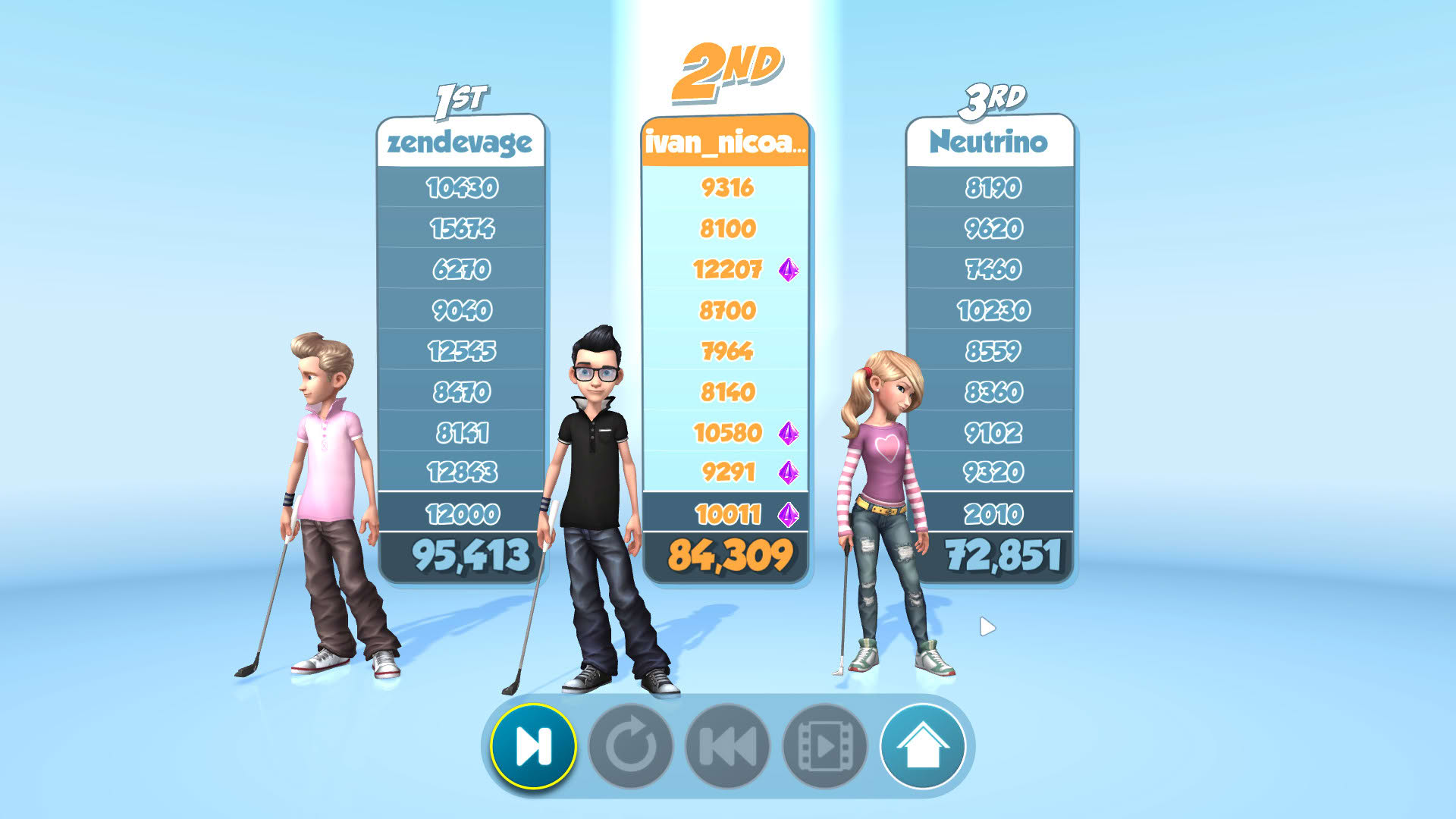 Screenshot for Infinite Minigolf