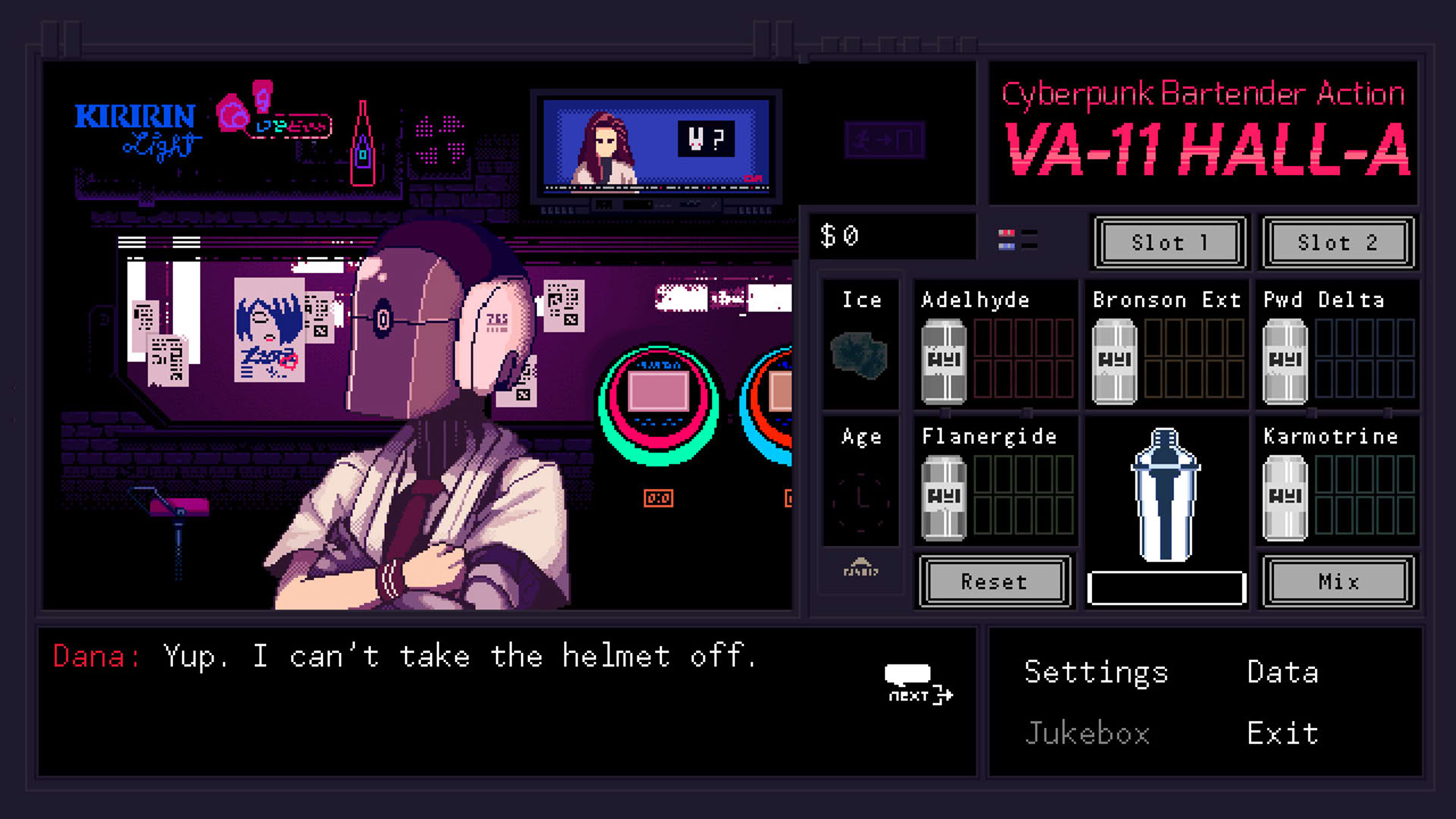 Screenshot for VA-11 Hall-A: Cyberpunk Bartender Action