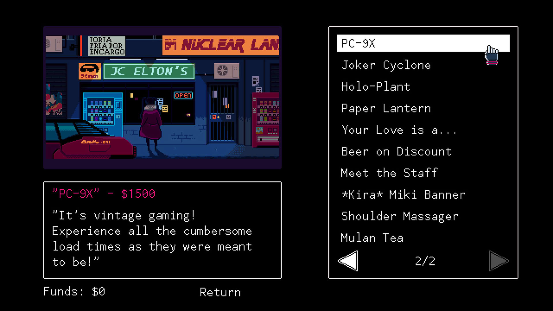 Screenshot for VA-11 Hall-A: Cyberpunk Bartender Action