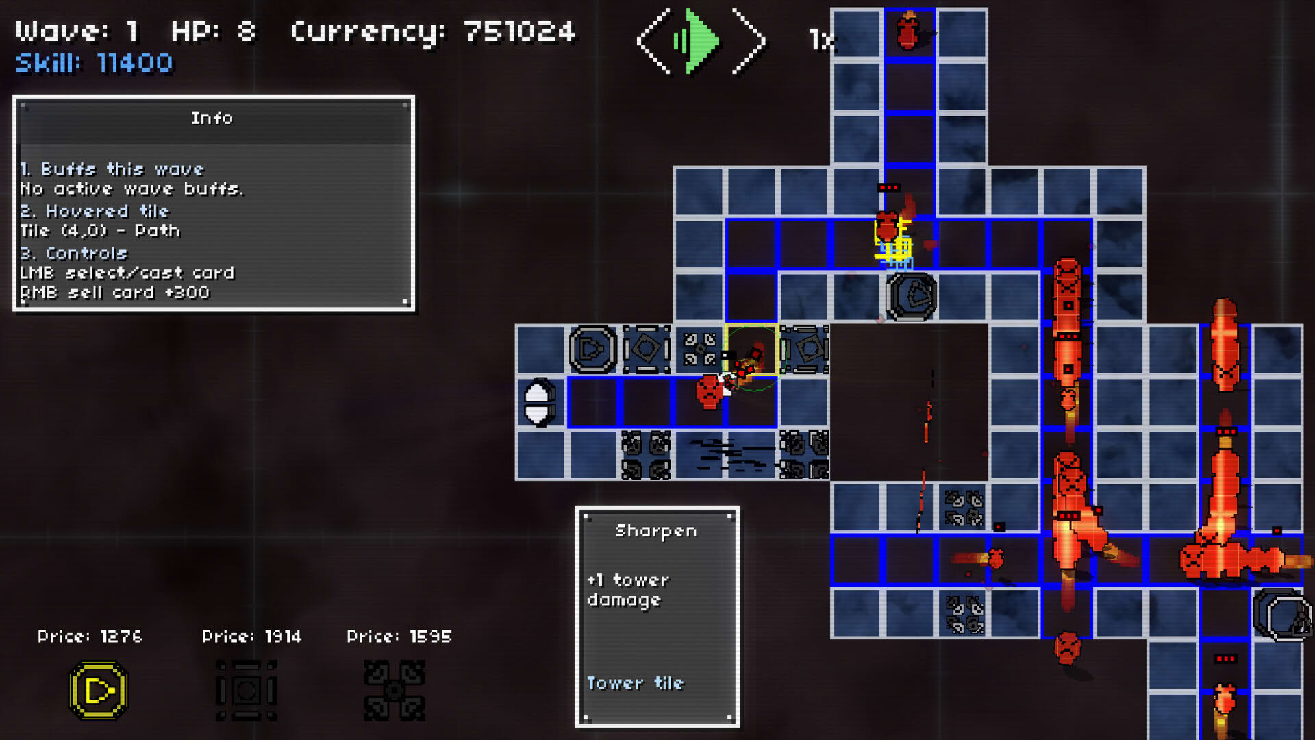 Screenshot for Exponent: The Scaling Tower Defense