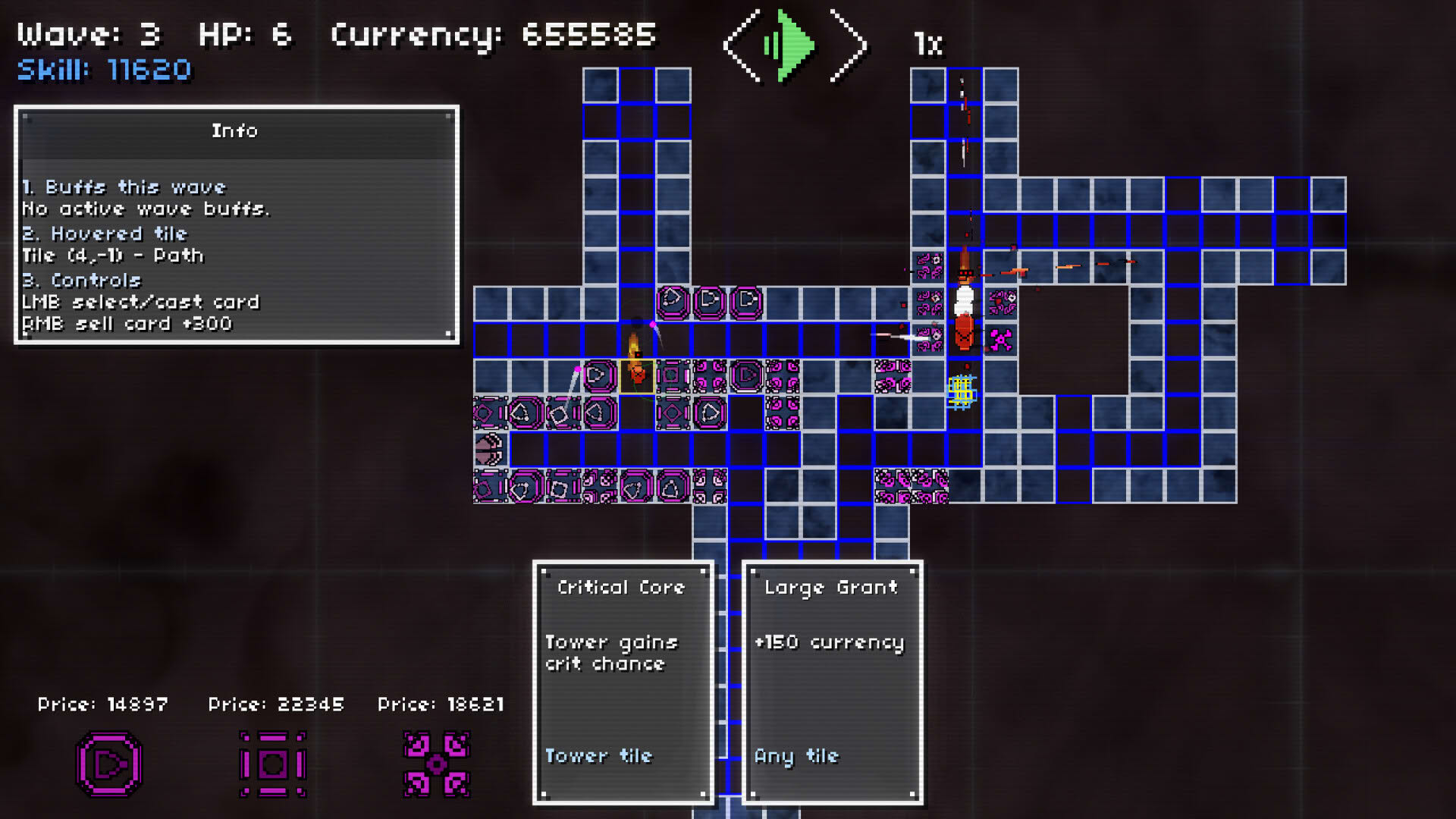 Screenshot for Exponent: The Scaling Tower Defense