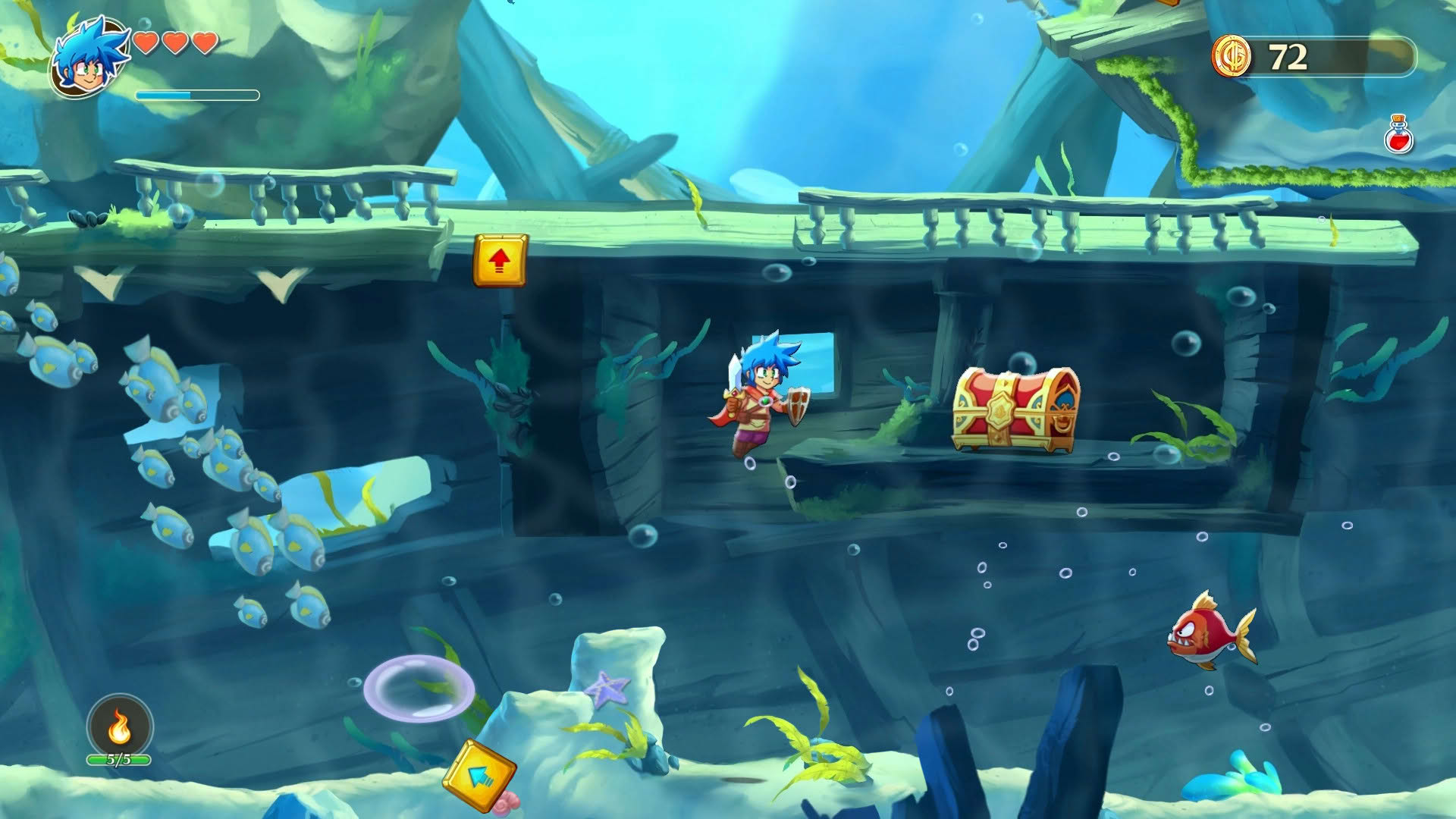 Screenshot for Monster Boy and the Cursed Kingdom