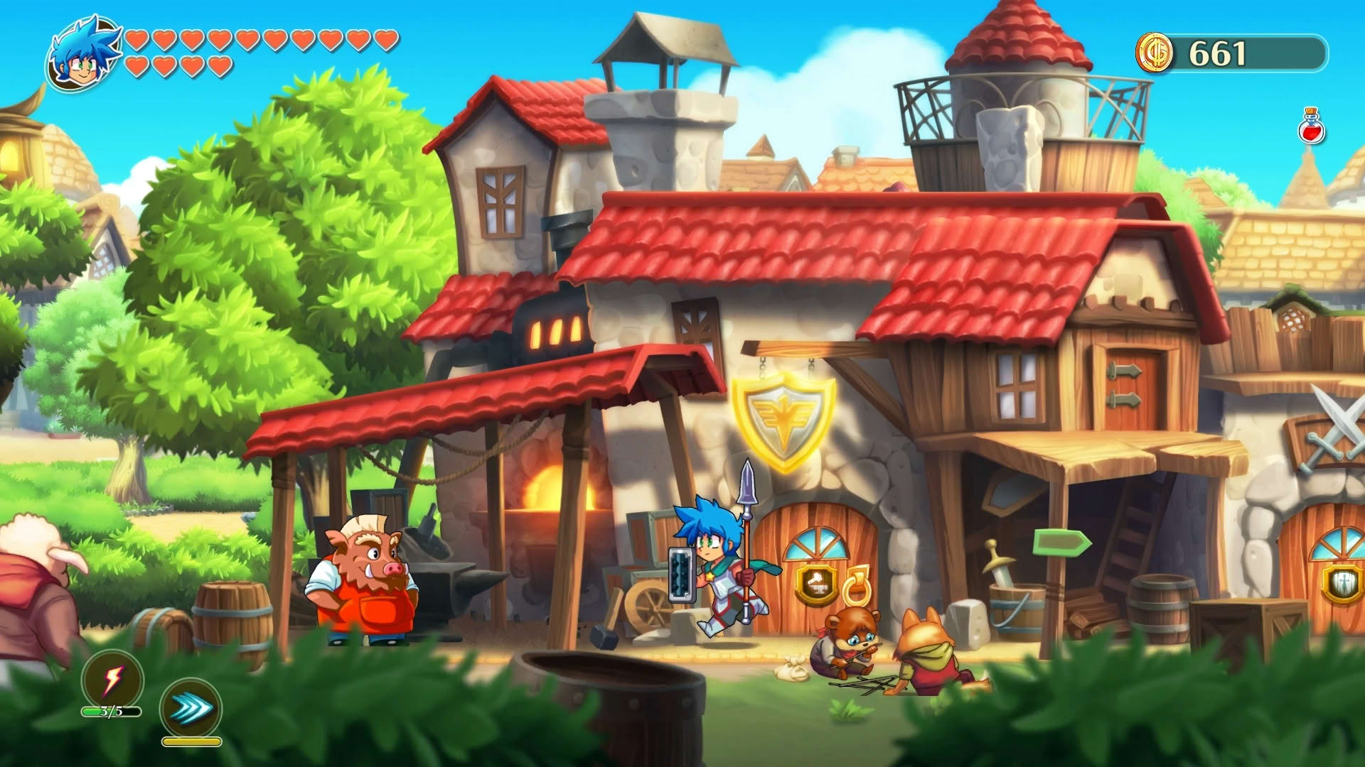 Screenshot for Monster Boy and the Cursed Kingdom
