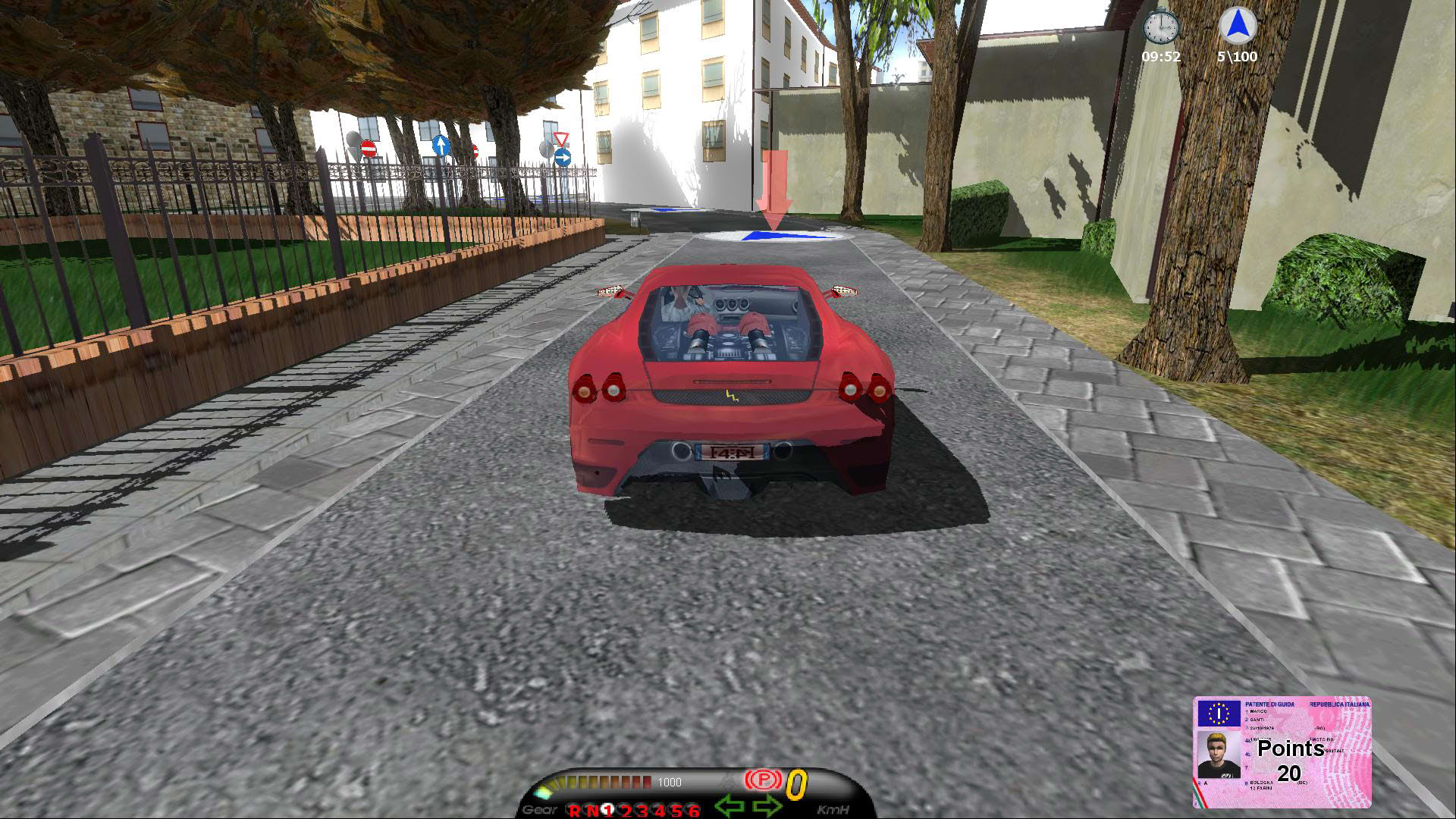 Screenshot for Safety Driving Simulator: Car