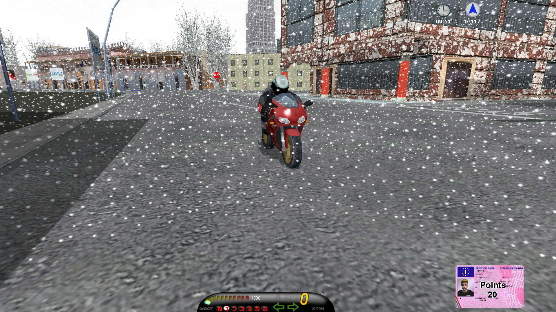 Screenshot for Safety Driving Simulator: Motorbike