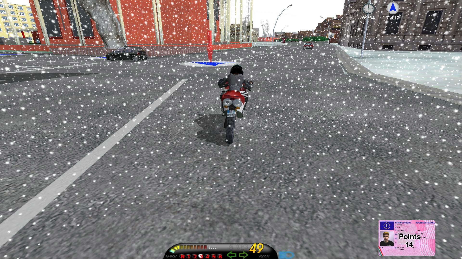 Screenshot for Safety Driving Simulator: Motorbike