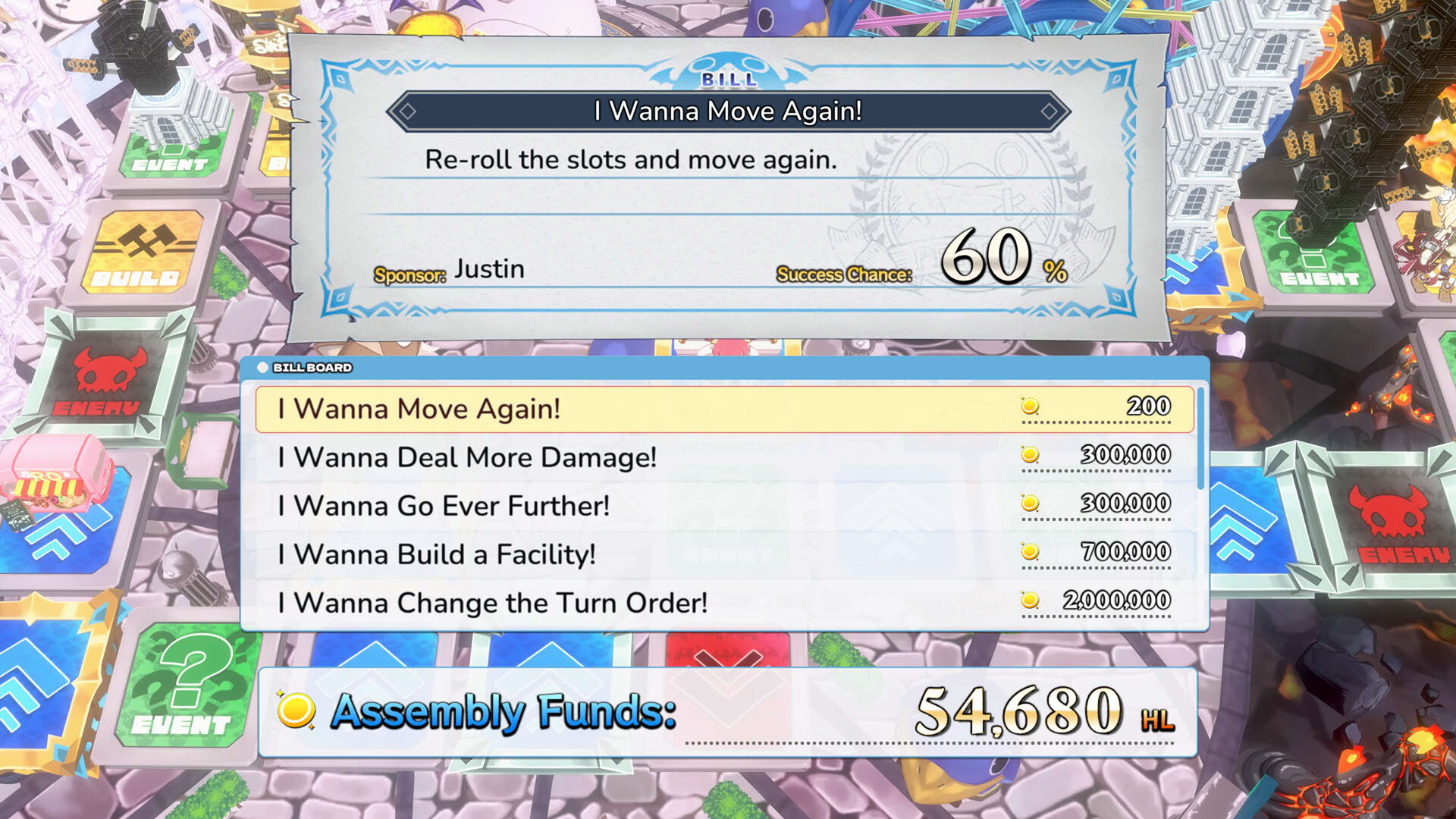 Screenshot for Prinny Party: Going Overboard!