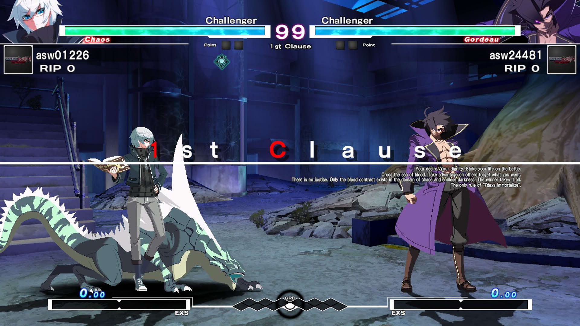 Screenshot for Under Night In-Birth