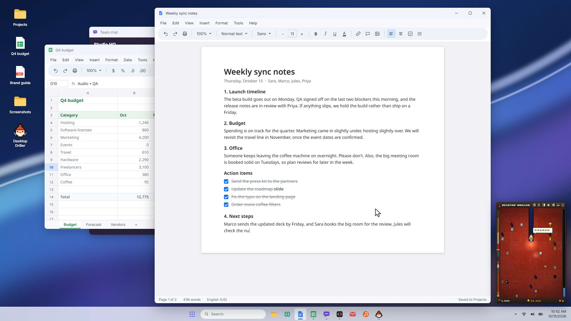 Screenshot for Desktop Driller