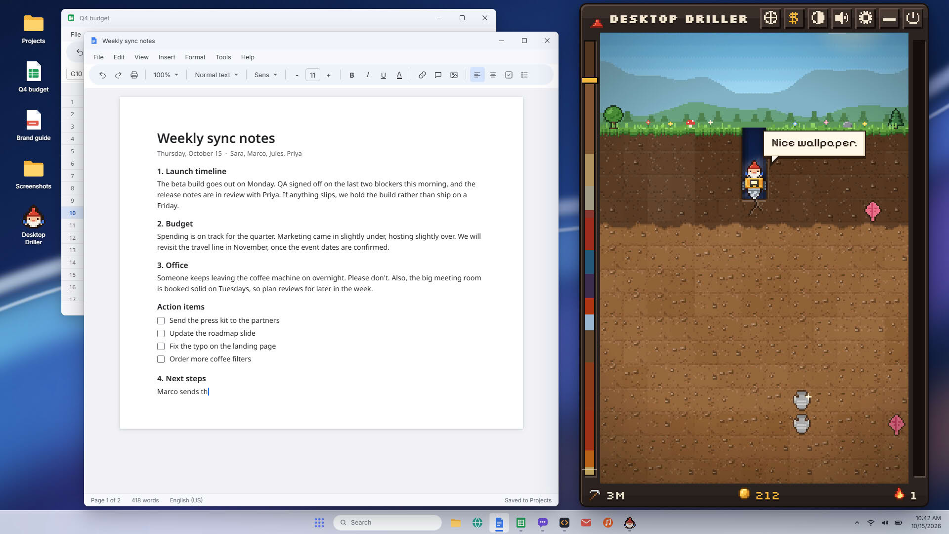 Screenshot for Desktop Driller