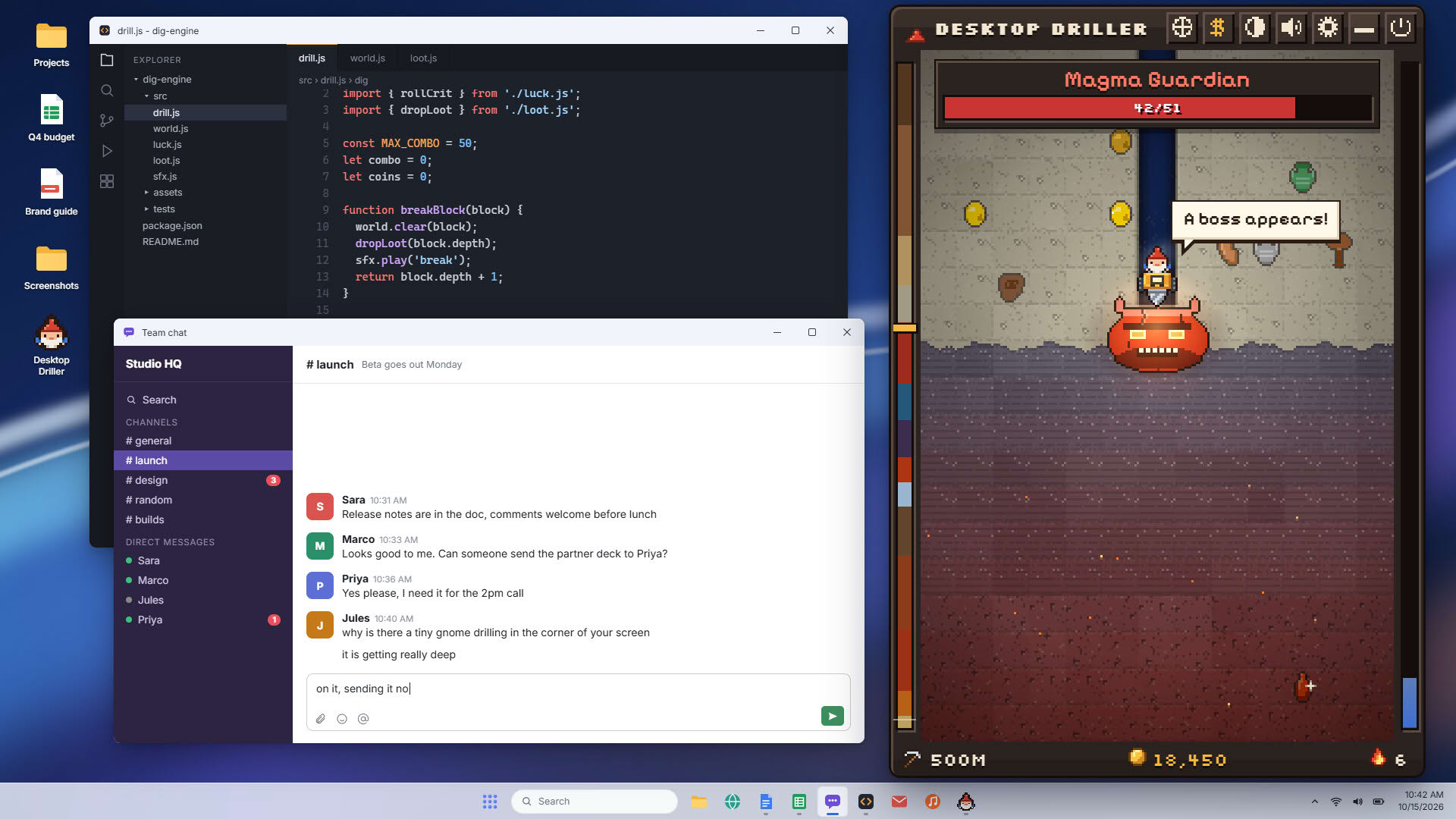 Screenshot for Desktop Driller