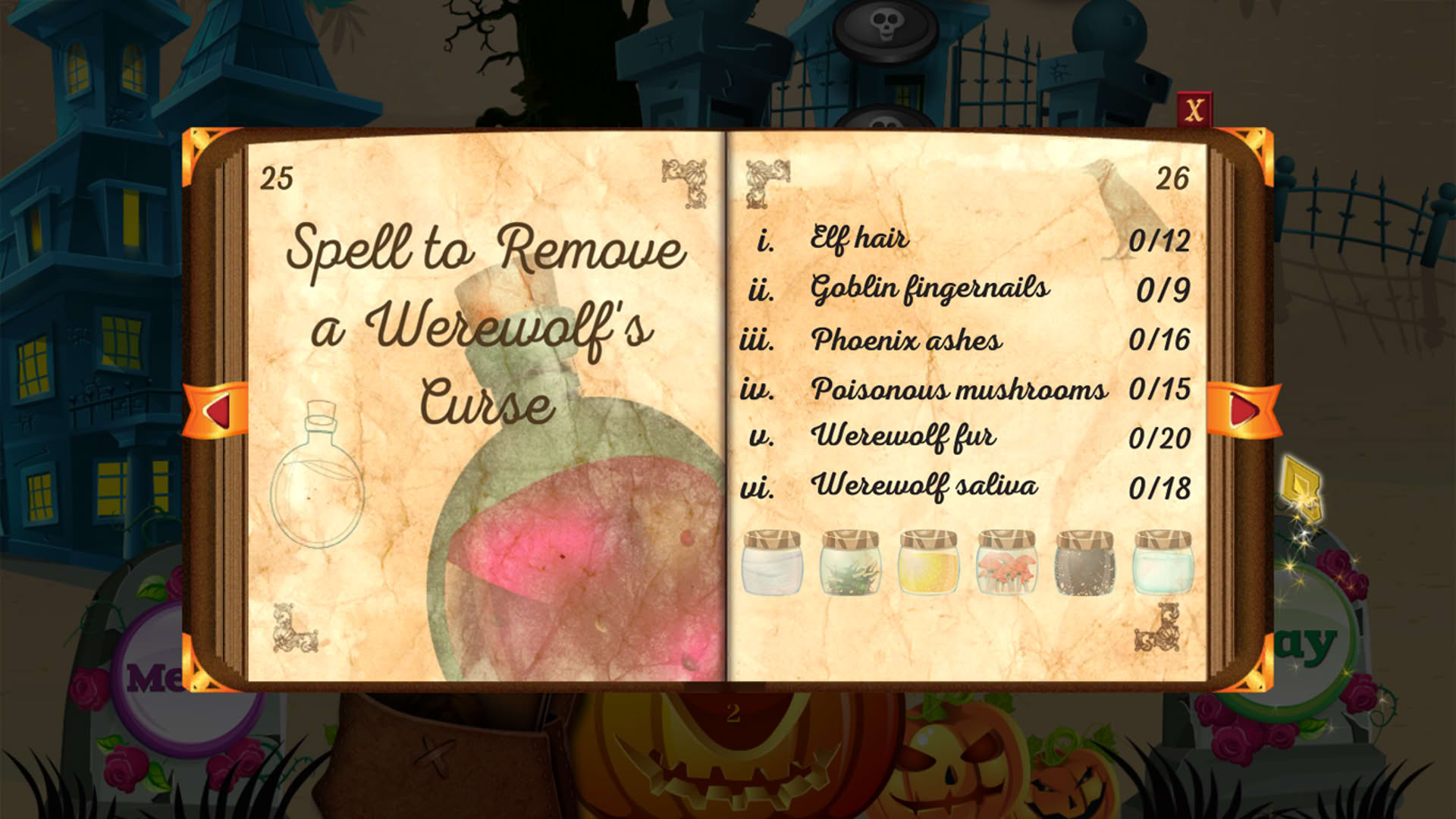 Screenshot for Secrets of Magic: The Book of Spells